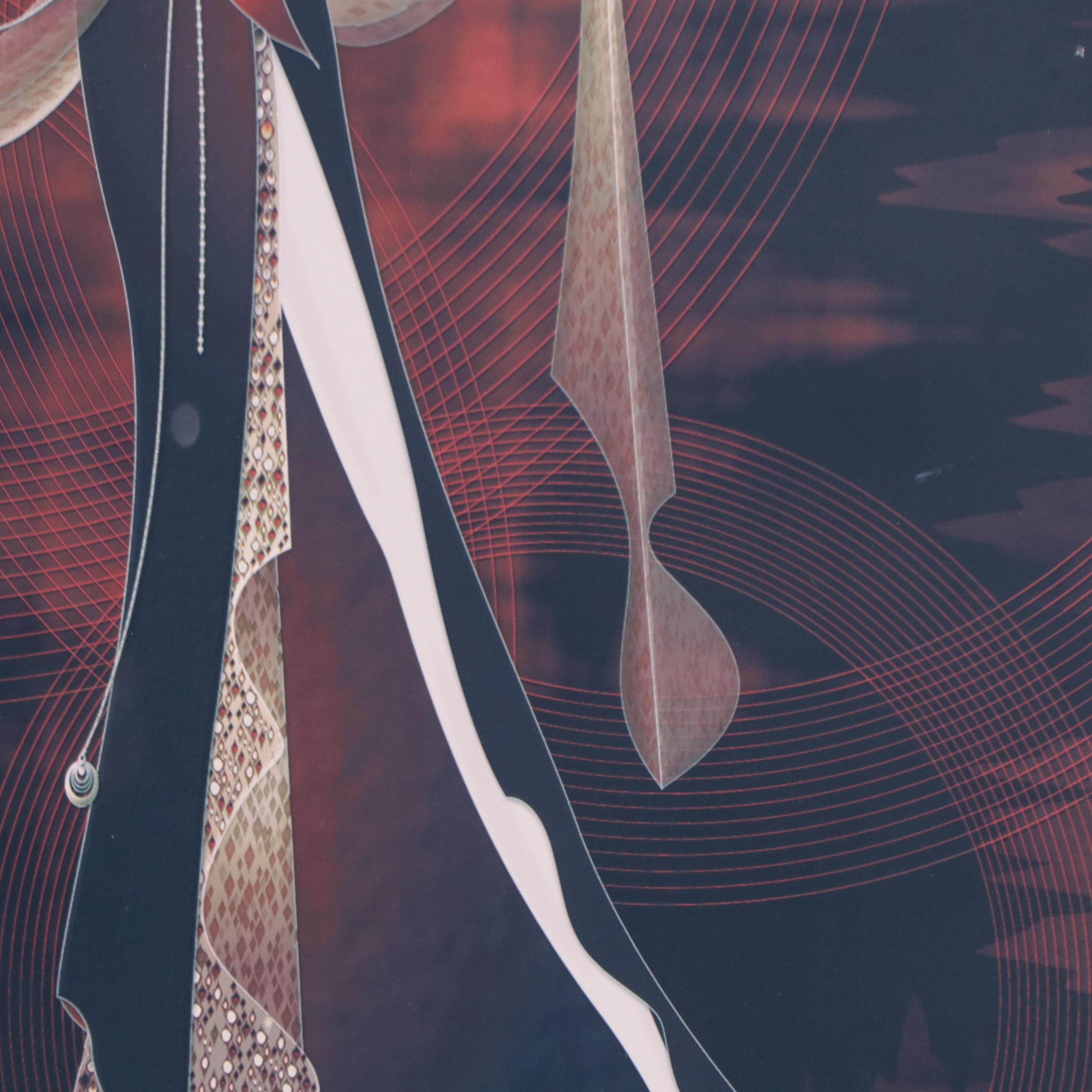 Scarlett Chou Giclée of Fashionista, Late 20th Century