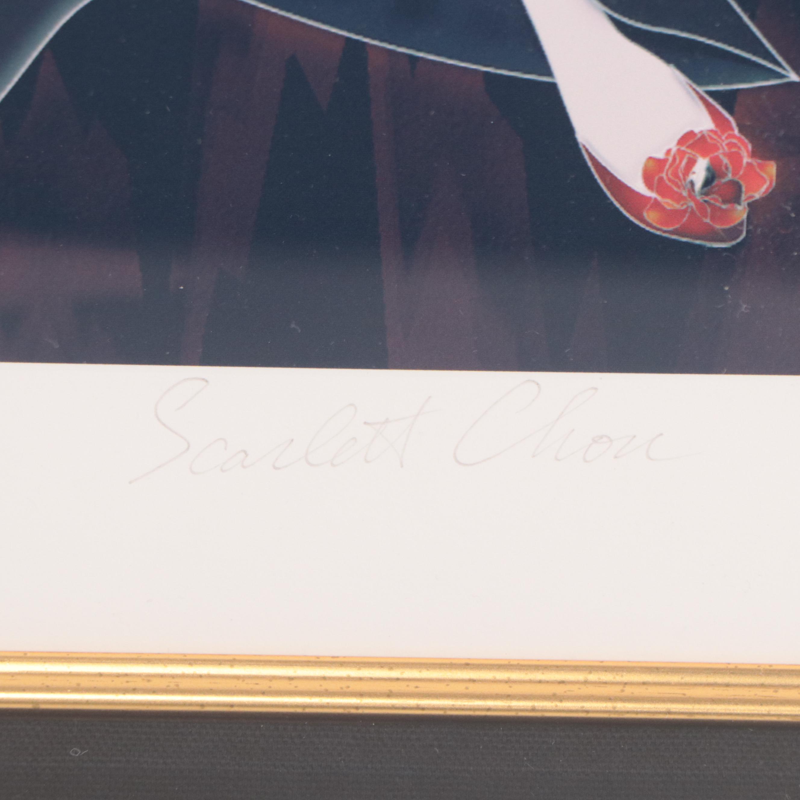 Scarlett Chou Giclée of Fashionista, Late 20th Century