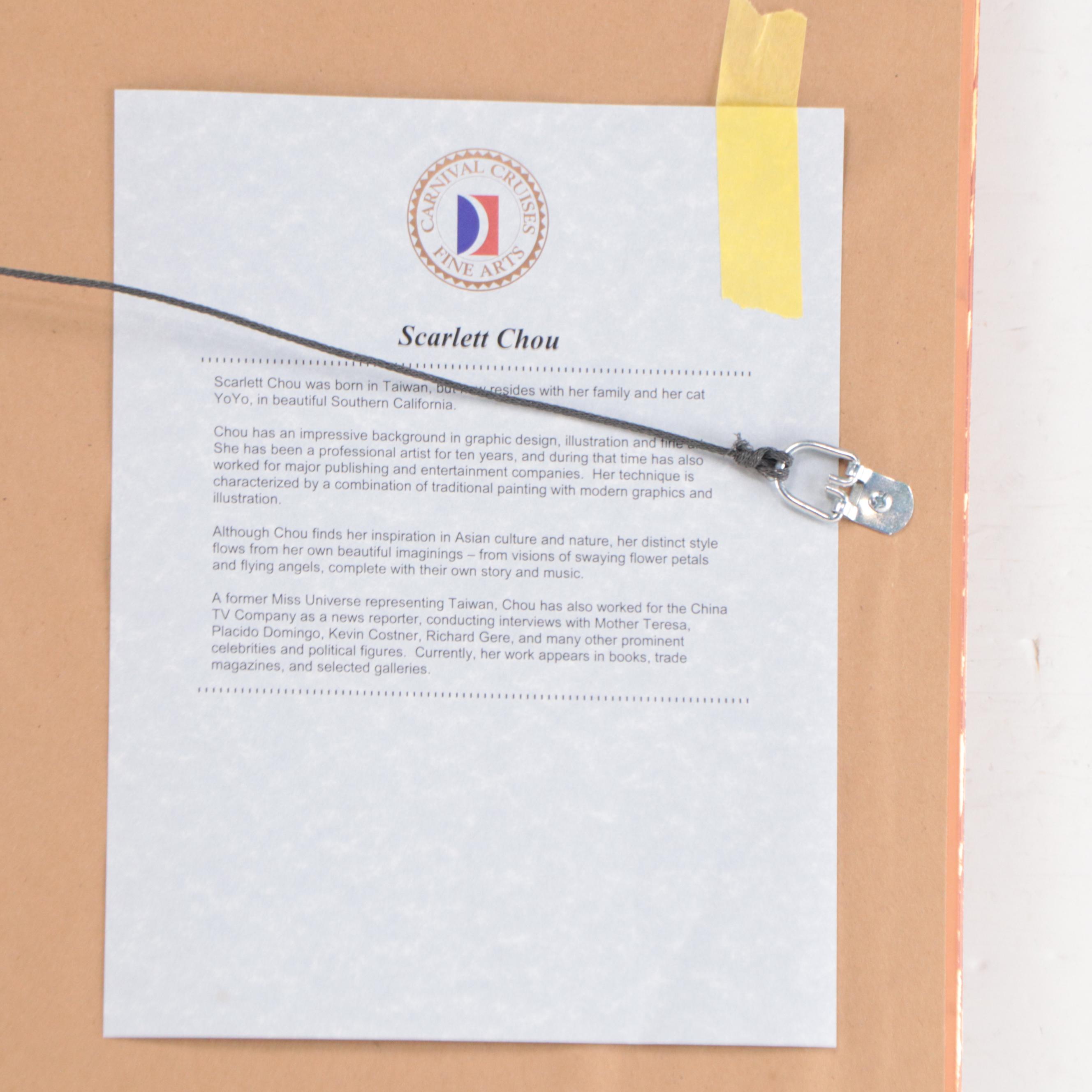 Scarlett Chou Giclée of Fashionista, Late 20th Century