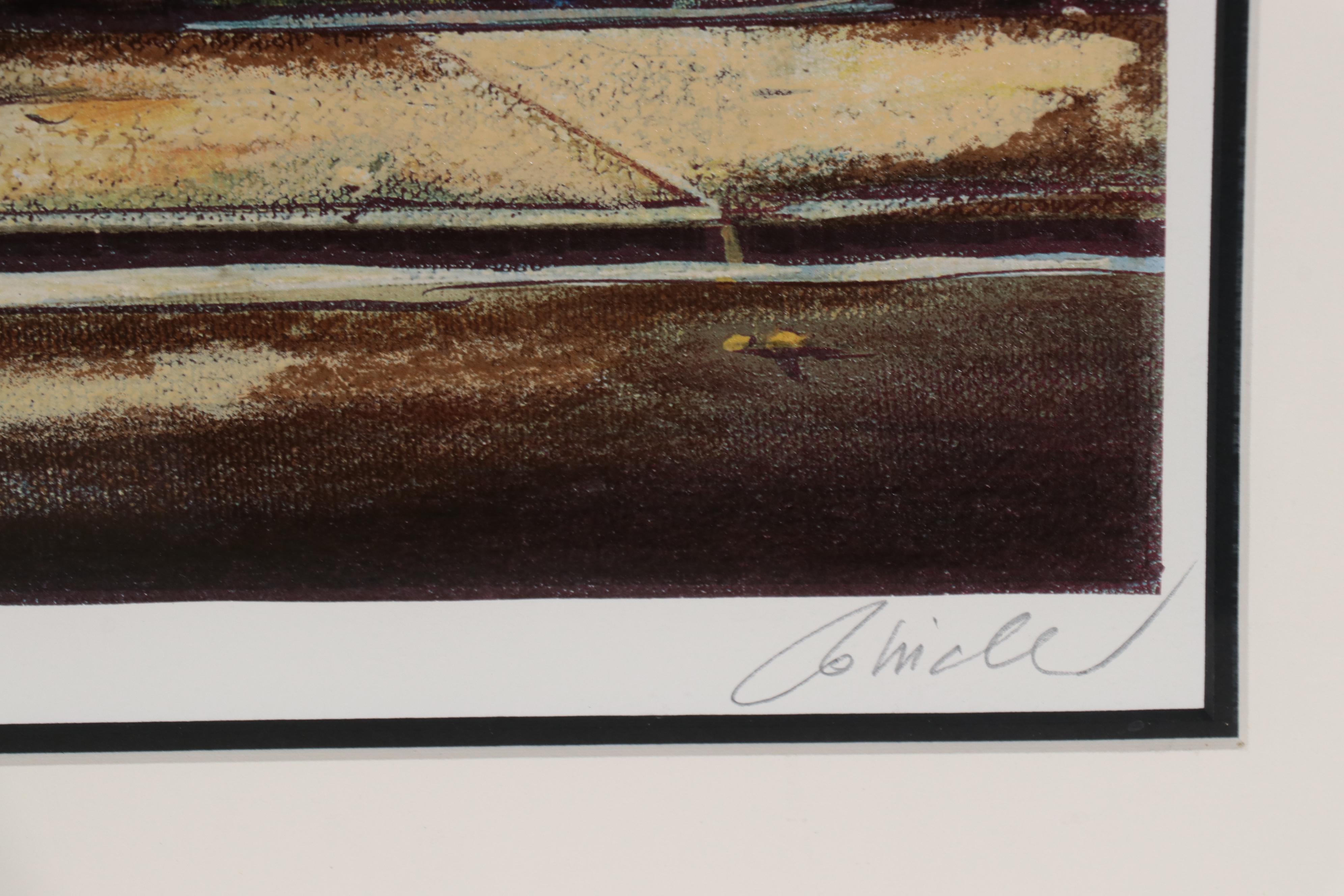 Louis Robichaud Giclée of Paris Street Scene "La Madeleine"