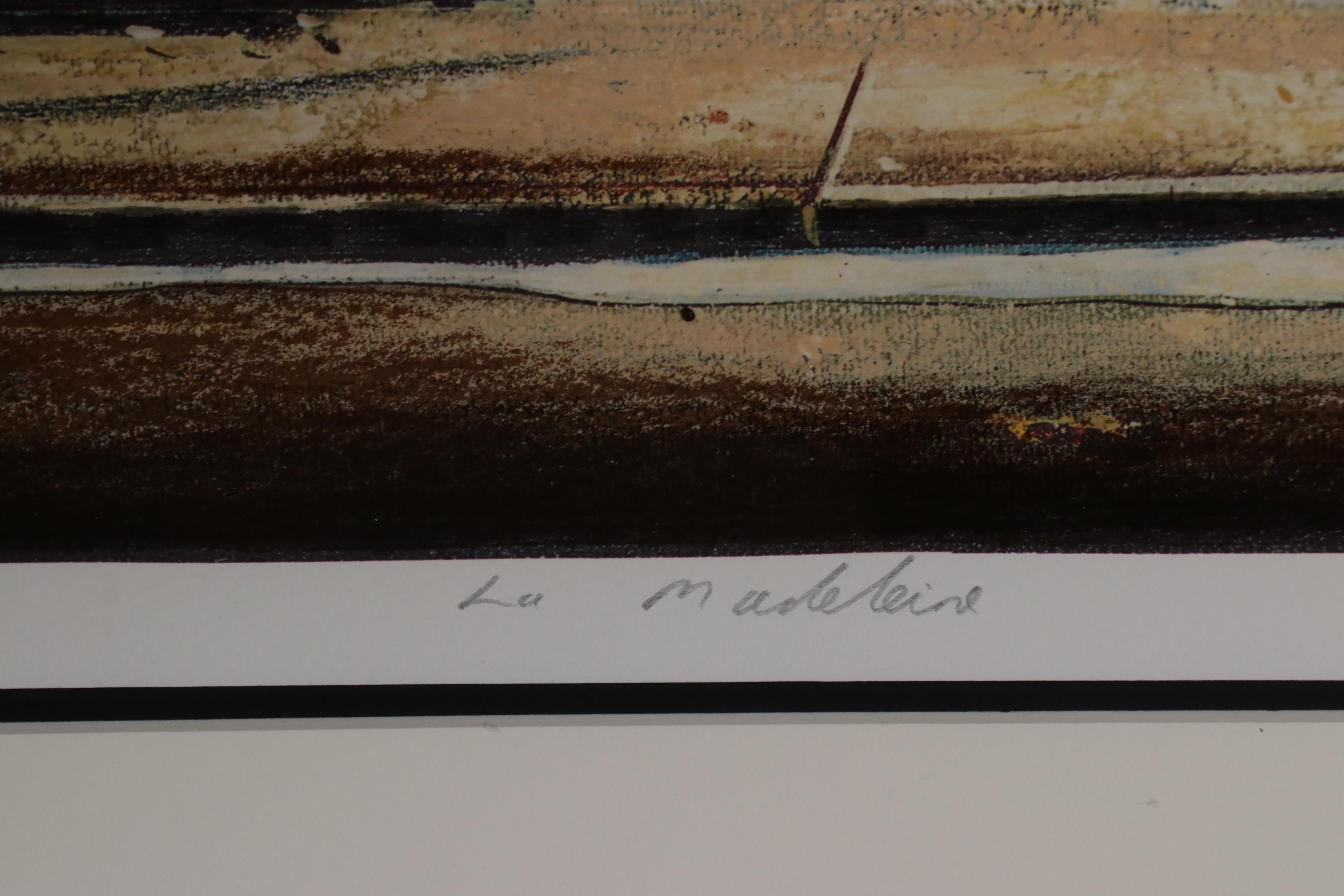 Louis Robichaud Giclée of Paris Street Scene "La Madeleine"