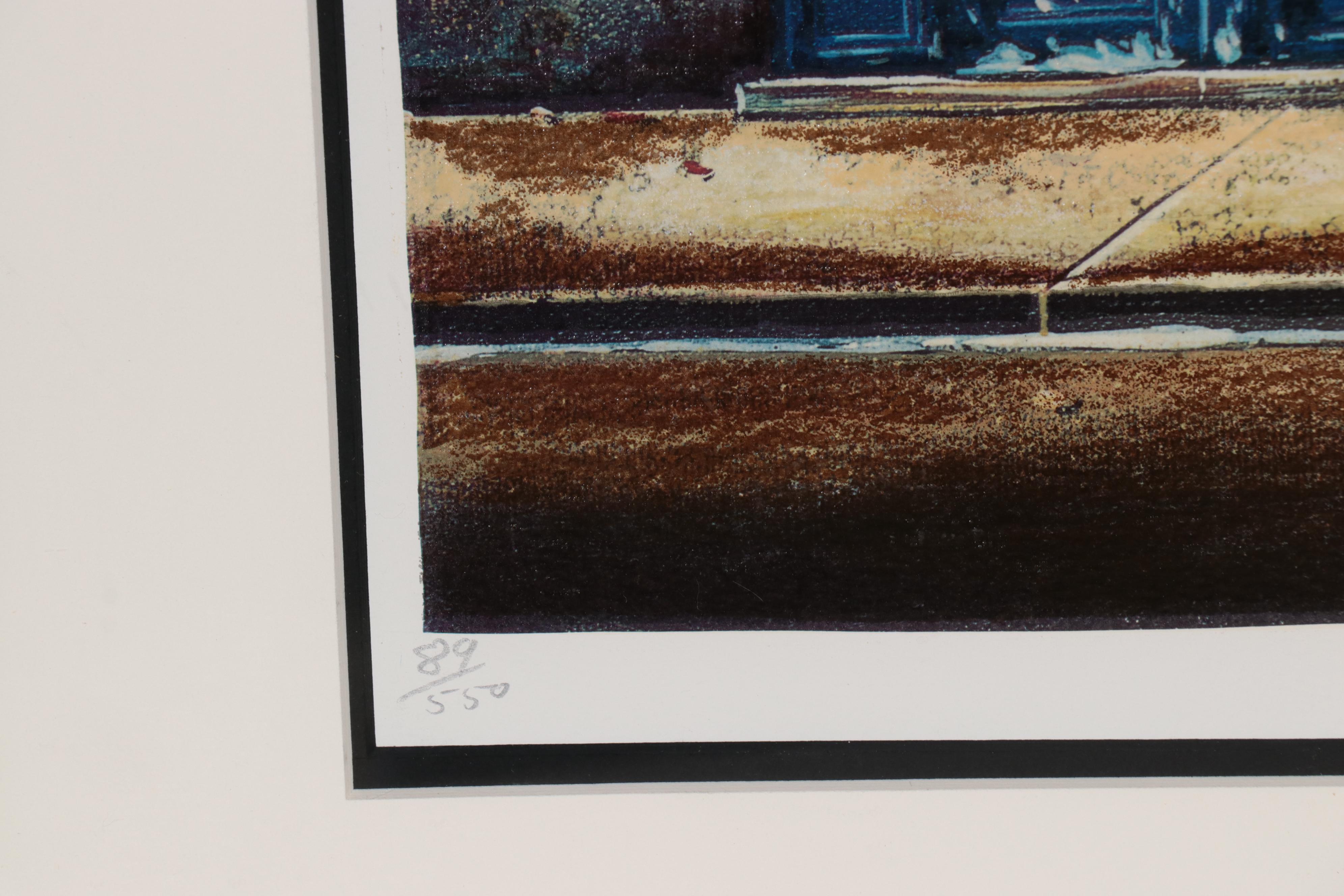 Louis Robichaud Giclée of Paris Street Scene "La Madeleine"