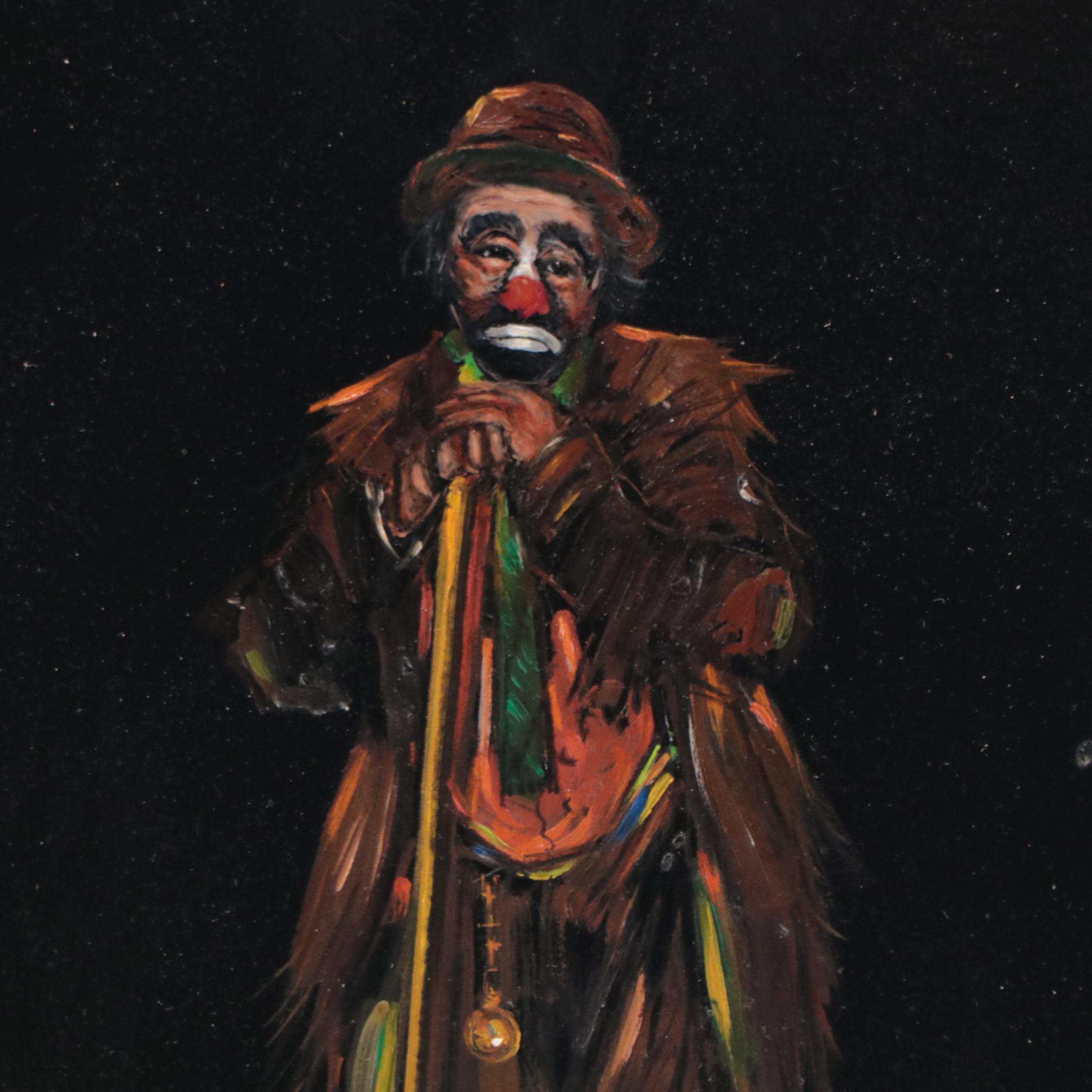 Louis Spiegel Oil Painting of Clown