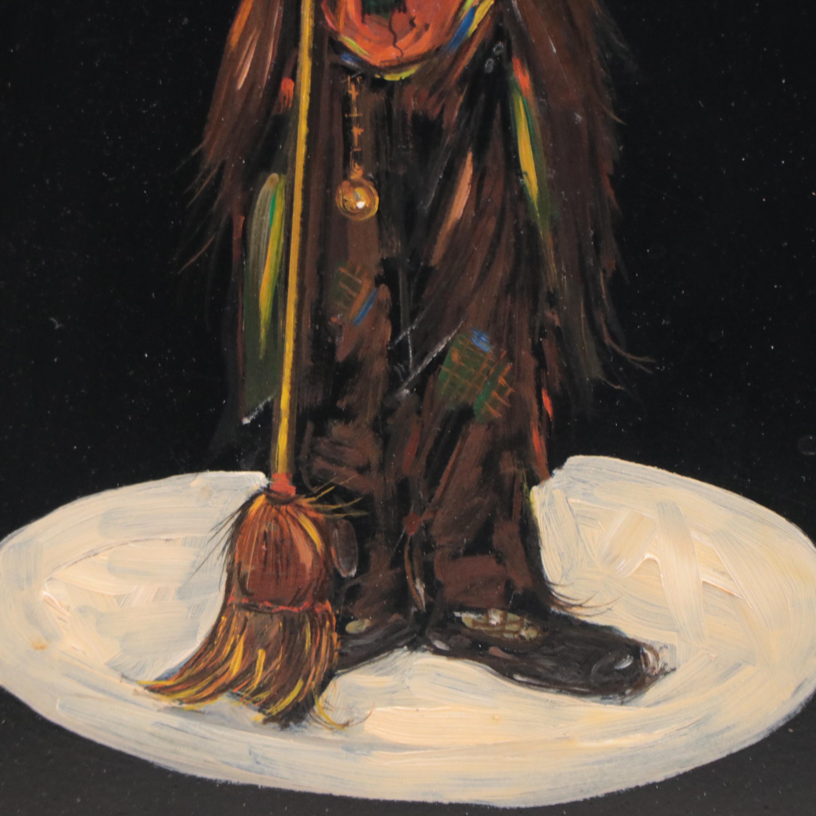 Louis Spiegel Oil Painting of Clown