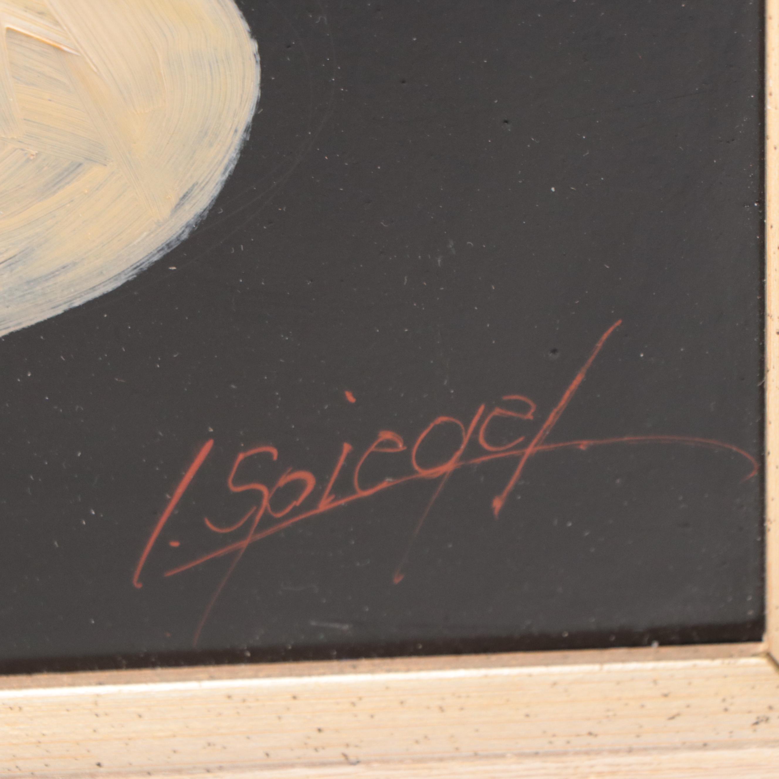 Louis Spiegel Oil Painting of Clown