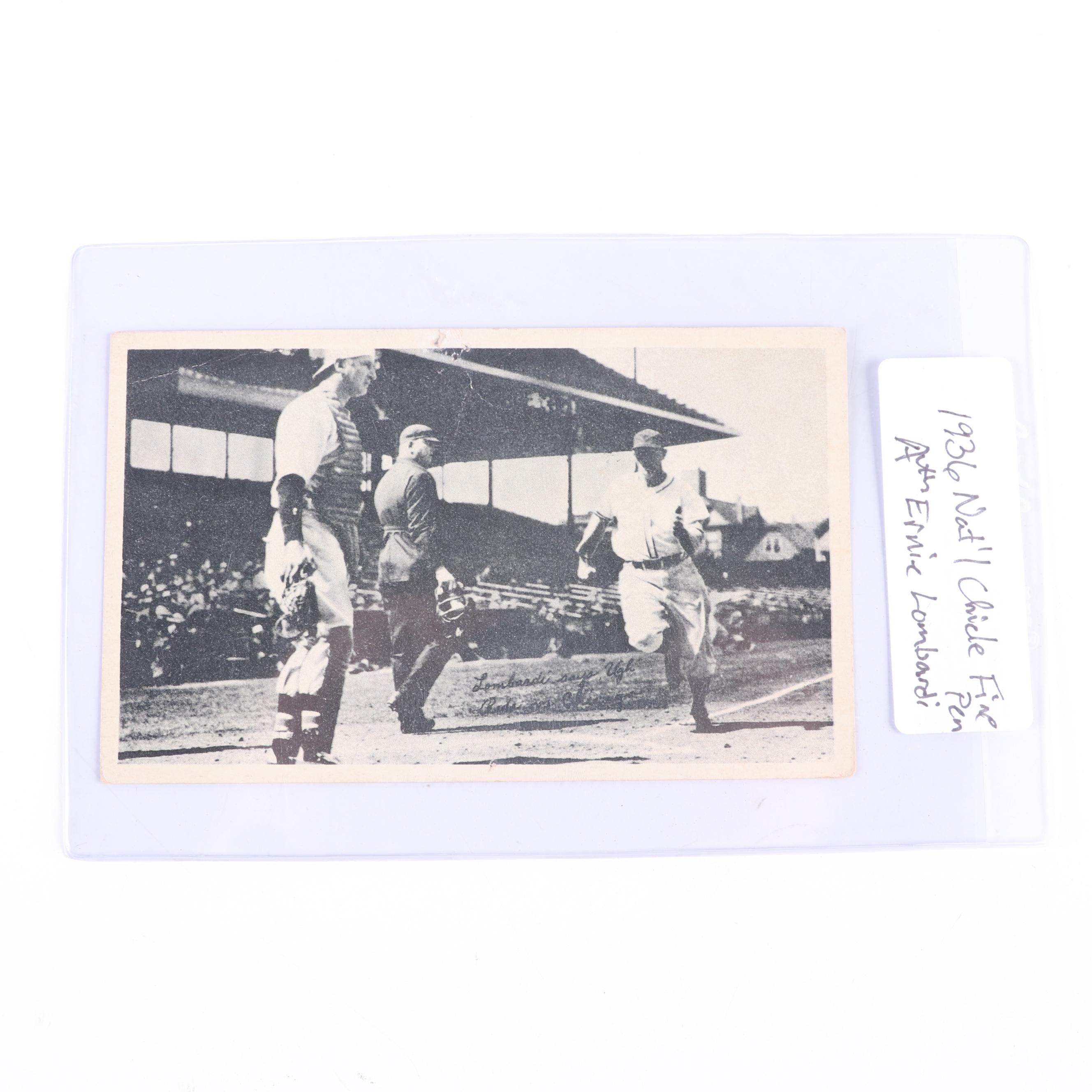 1936 R313 National Chicle Fine Pens Premiums Baseball Cards Including Derringer