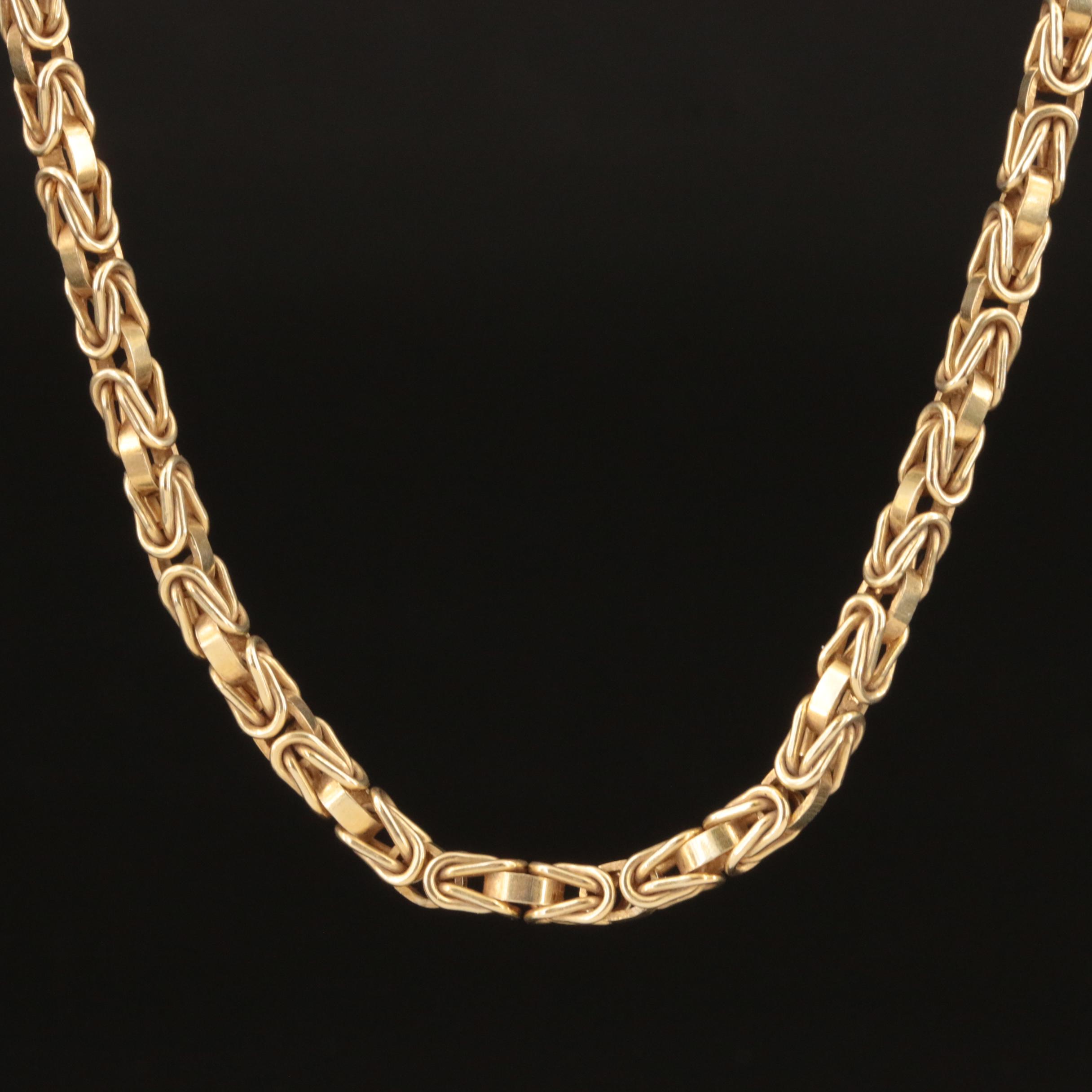 14K Byzantine Chain Necklace