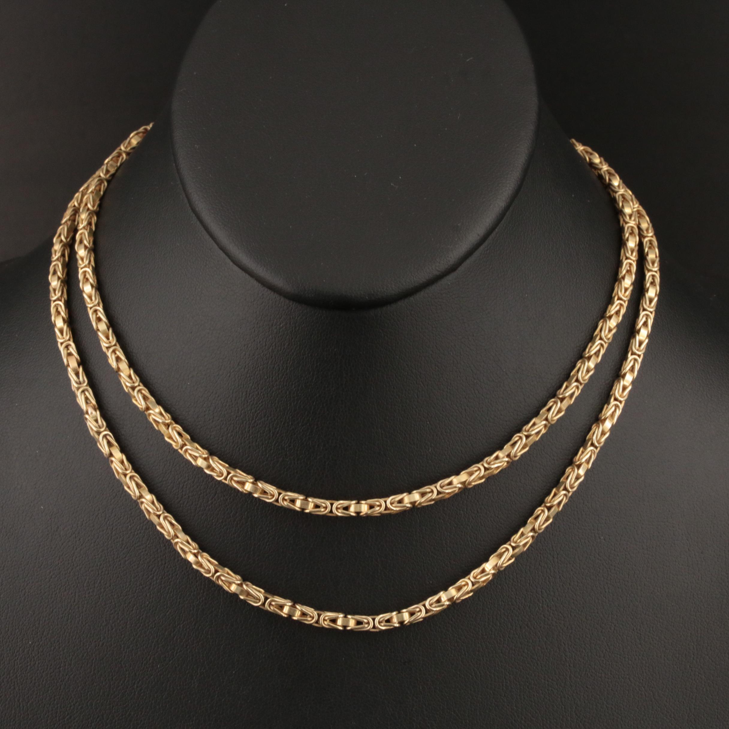 14K Byzantine Chain Necklace