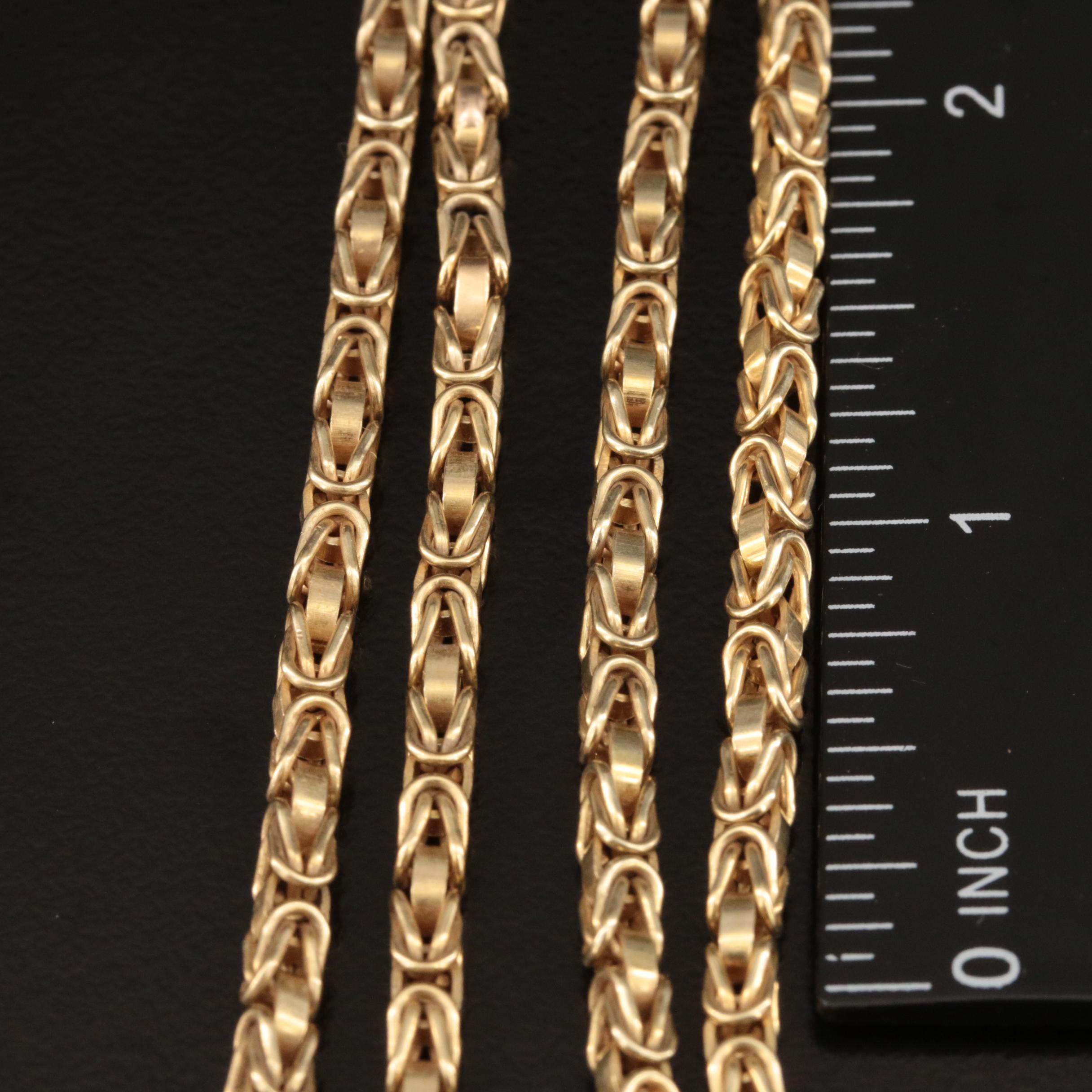 14K Byzantine Chain Necklace