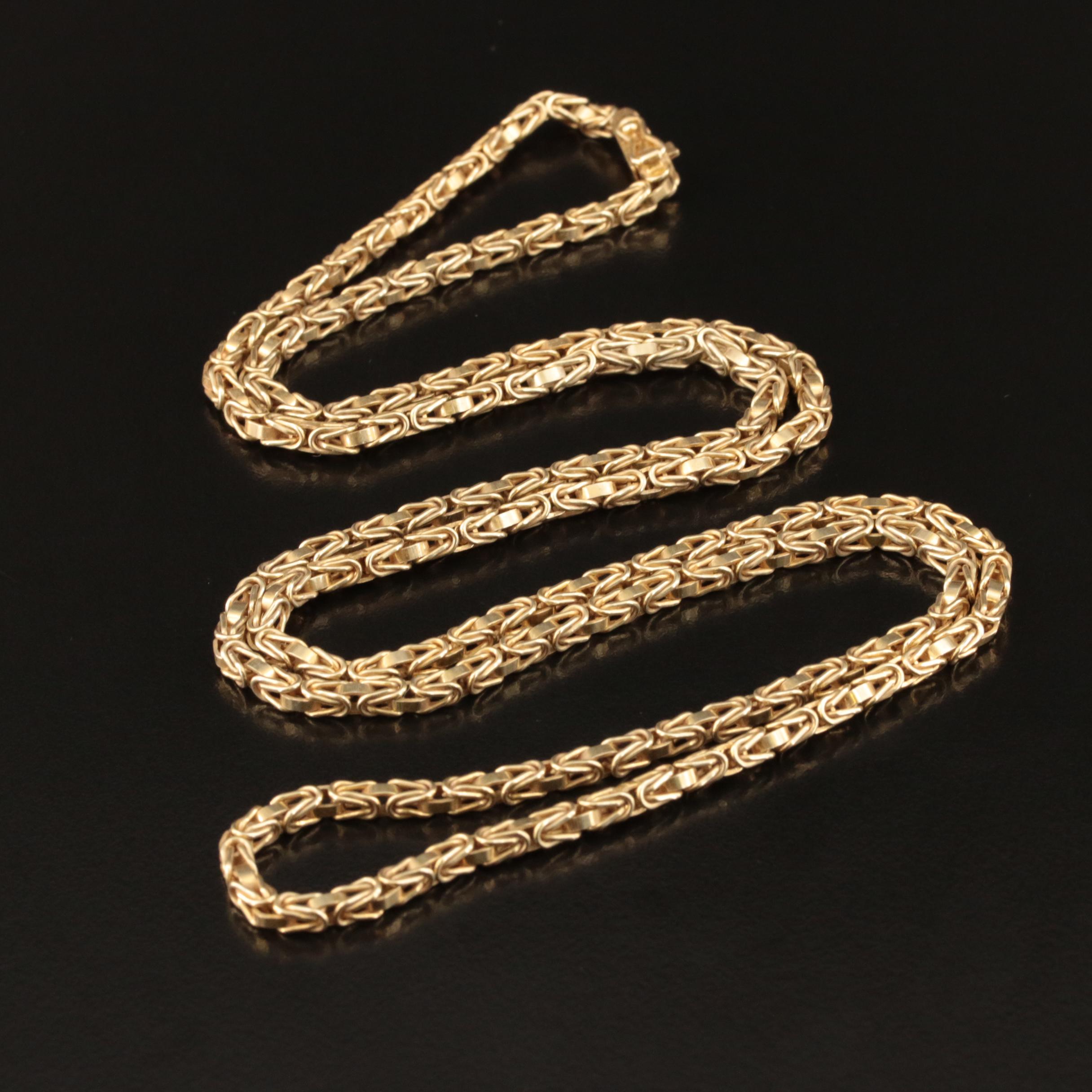 14K Byzantine Chain Necklace