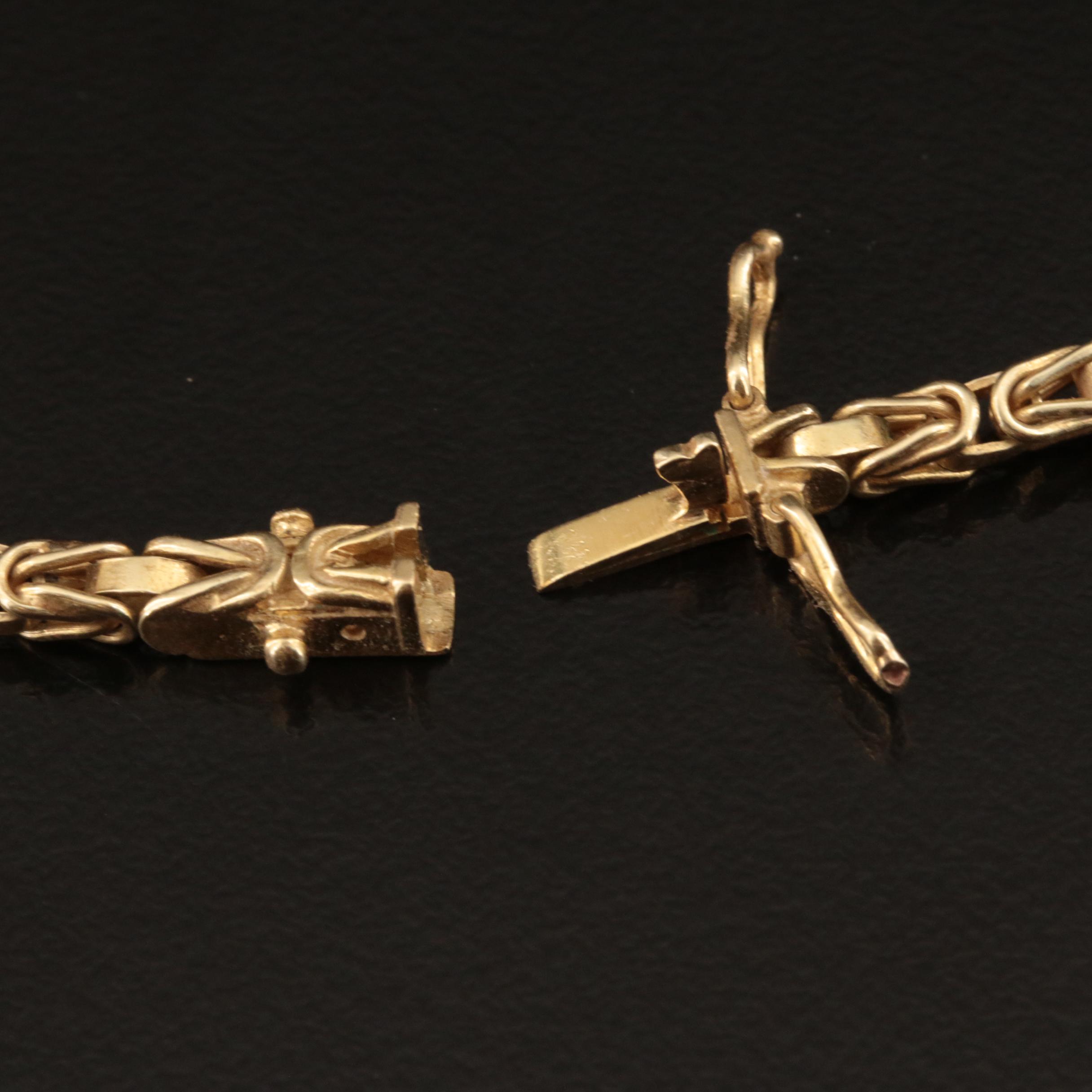 14K Byzantine Chain Necklace