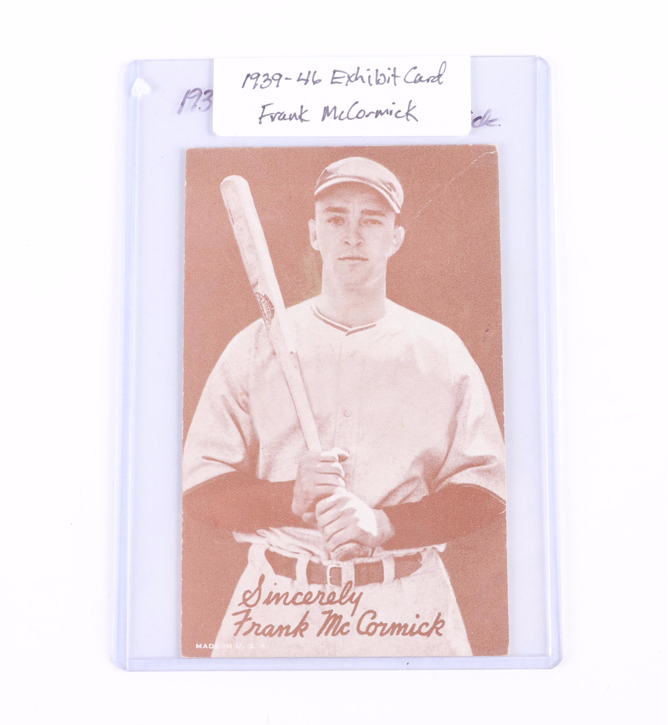 Exhibit Baseball Cards with McCormick, Kluszewski and More, Mid-20th C.