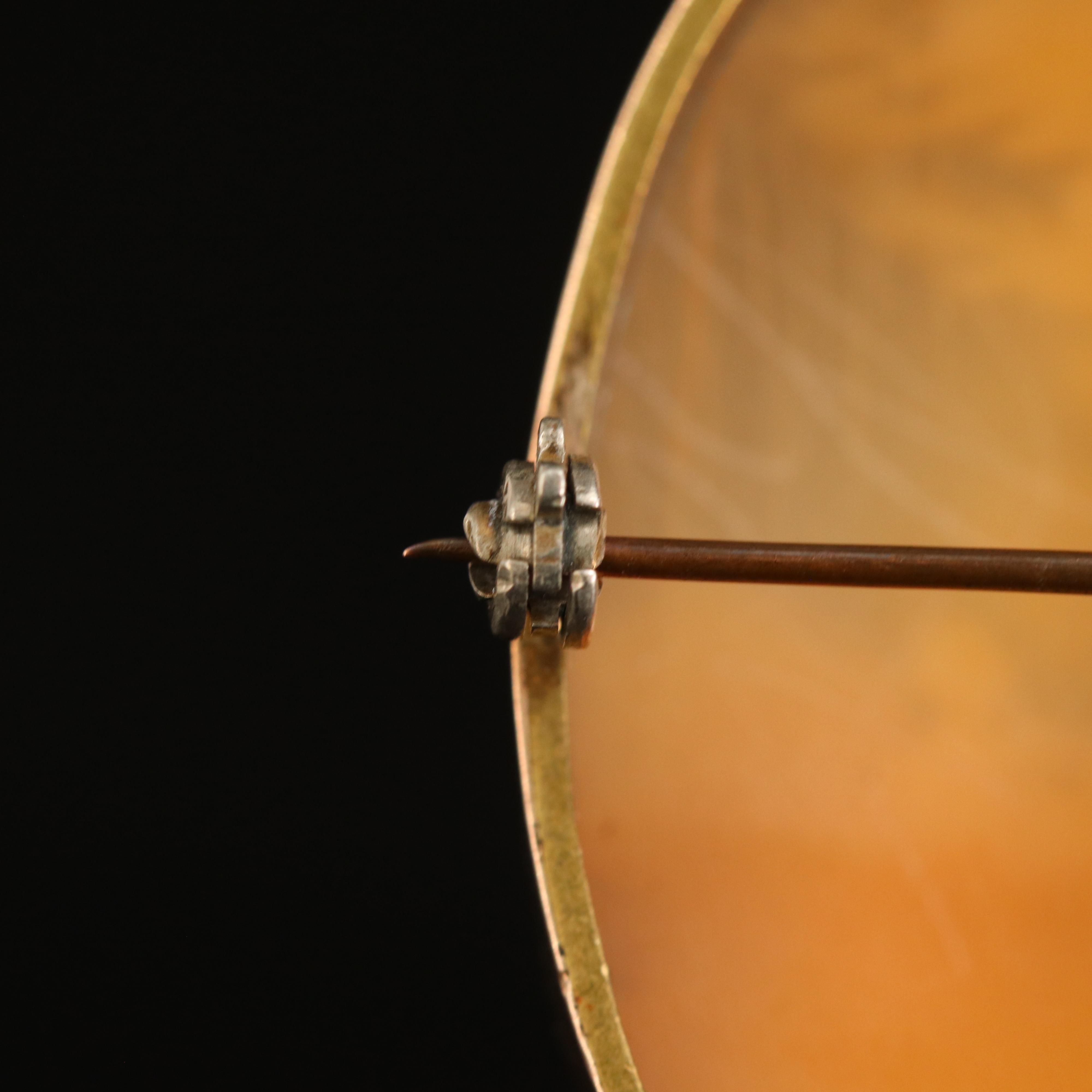 Antique Shell Scenic Cameo Brooch