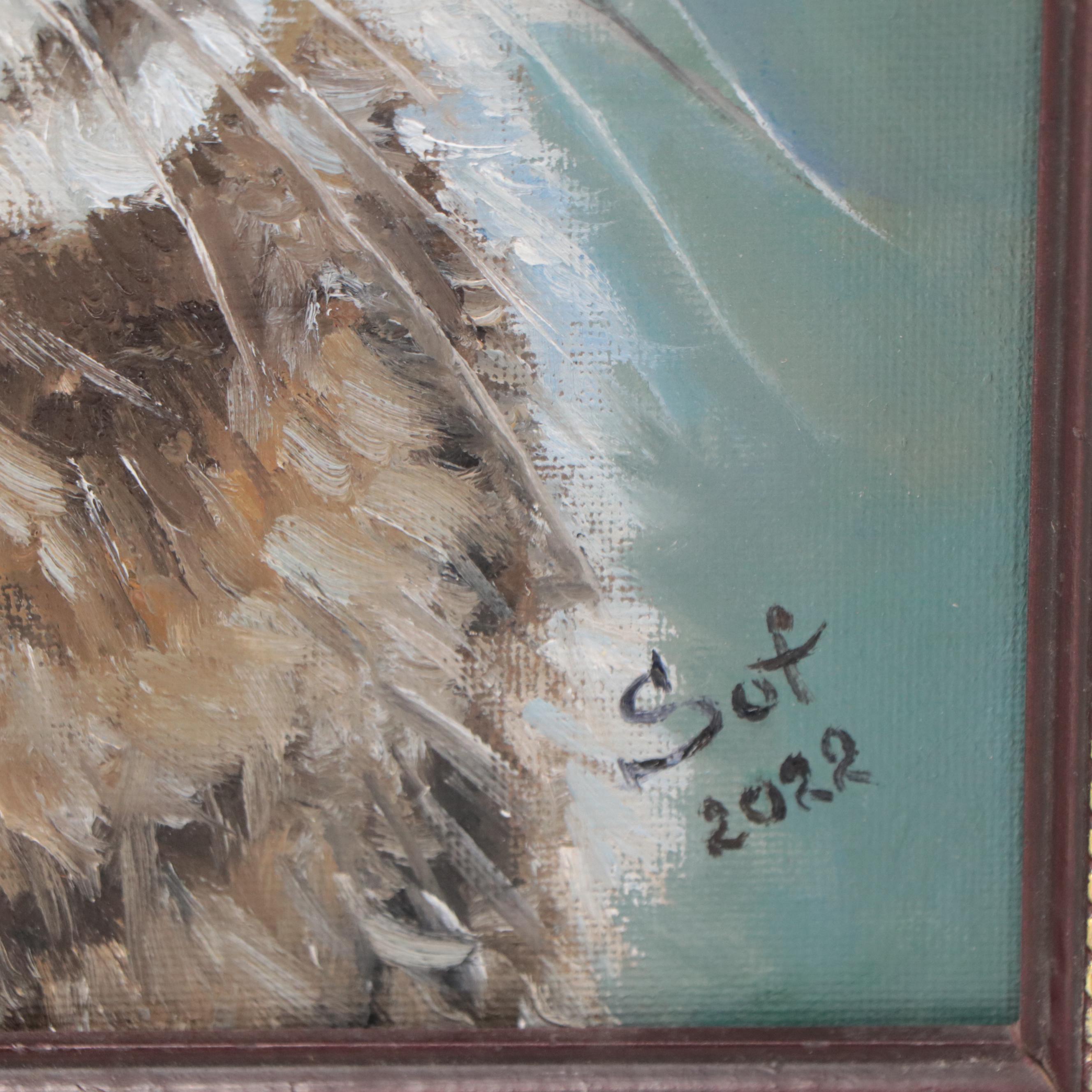 Sophie Simon Oil Painting of Rabbit, 2022