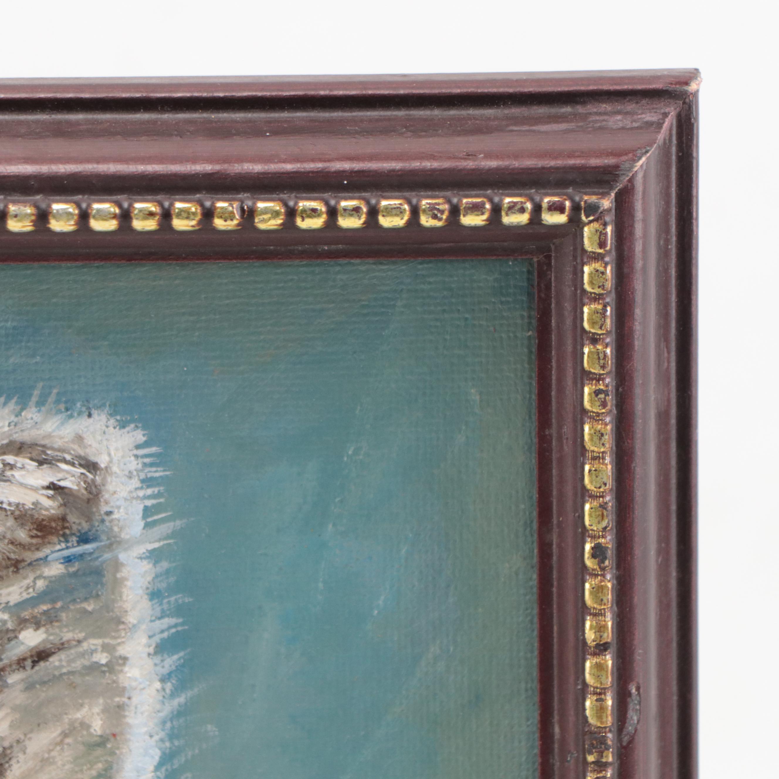 Sophie Simon Oil Painting of Rabbit, 2022