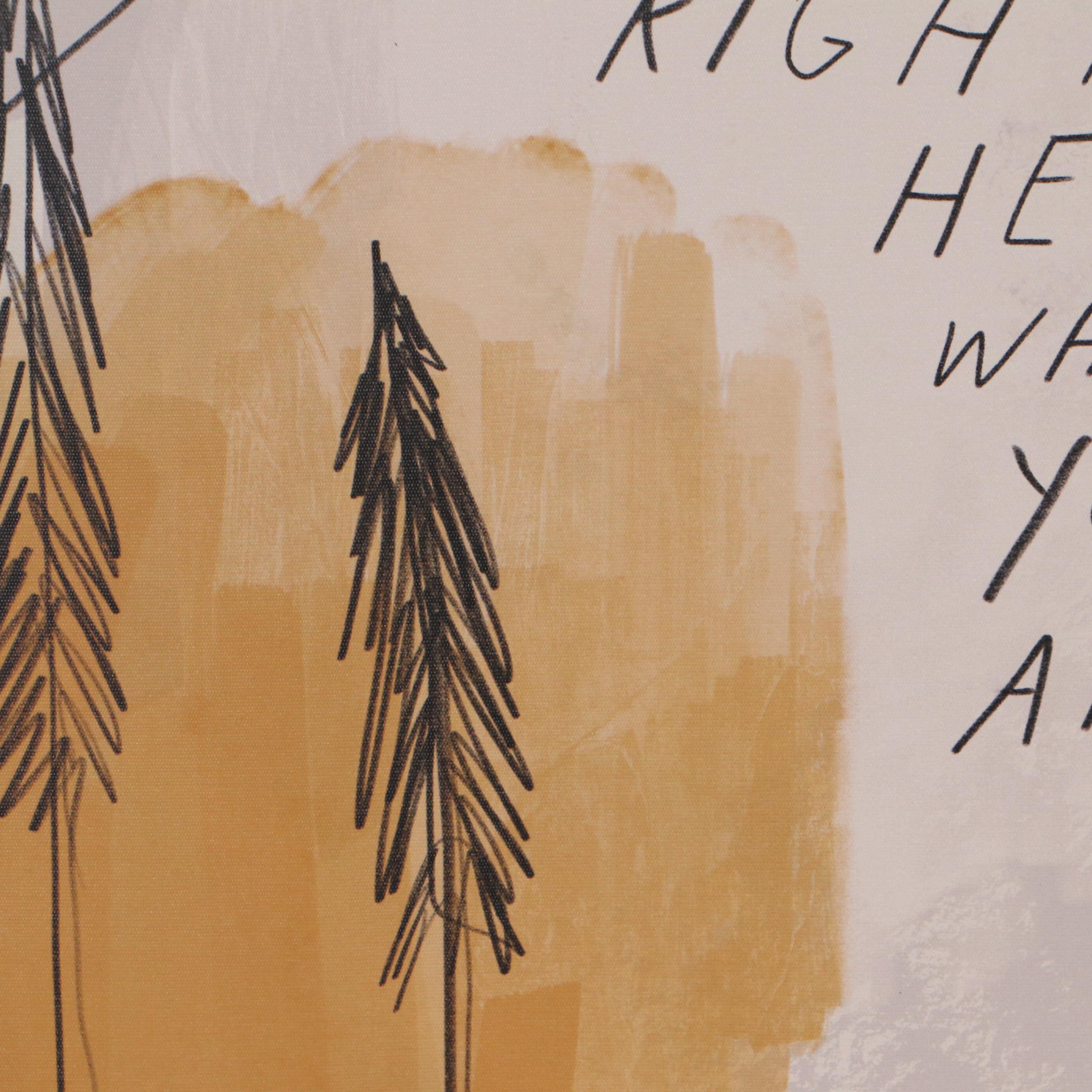 Pair of Cable Knit Throw Pillows with Quote Giclée After Morgan Harper Nichols