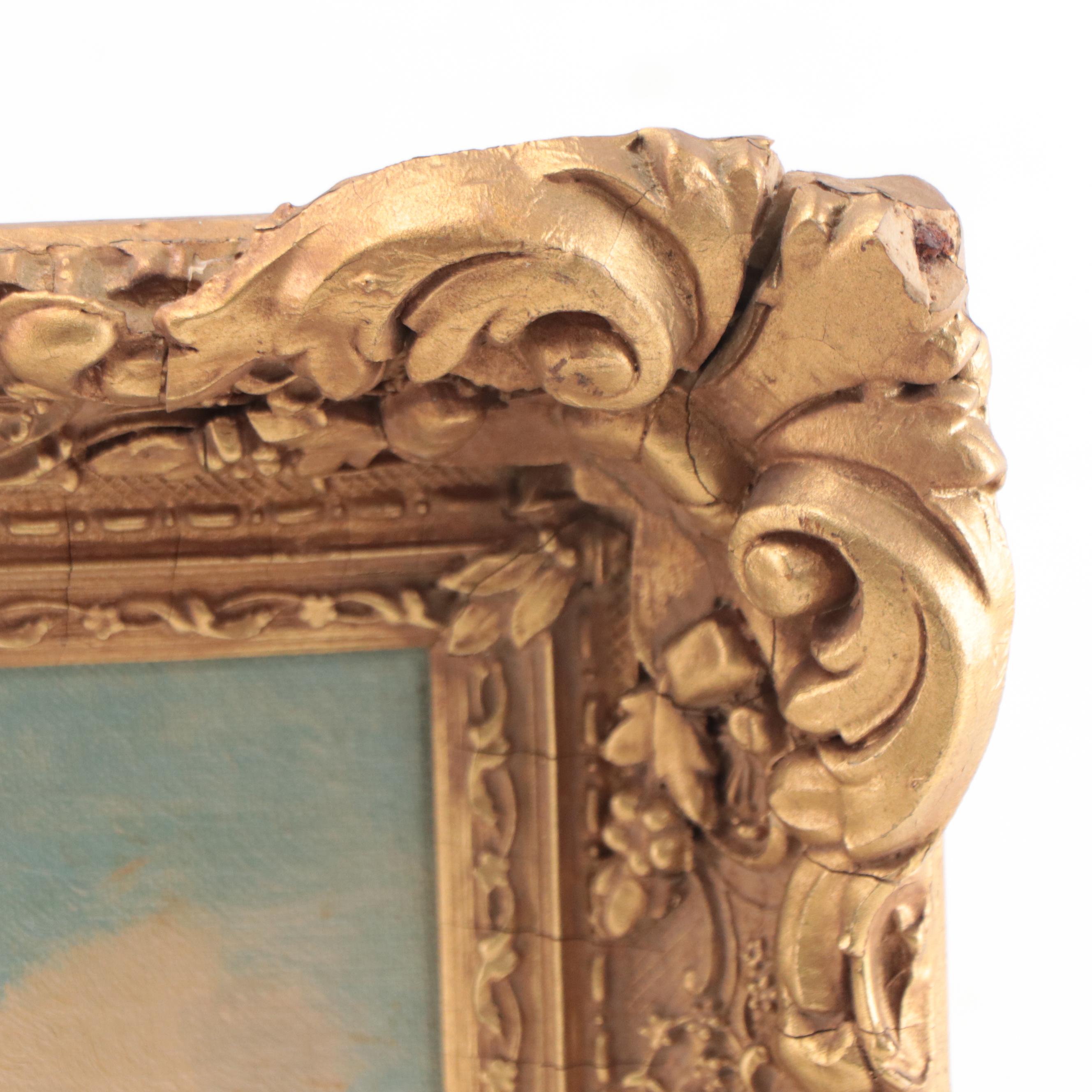 Augustus Spencer Oil Painting "A Yorkshire Cottage"