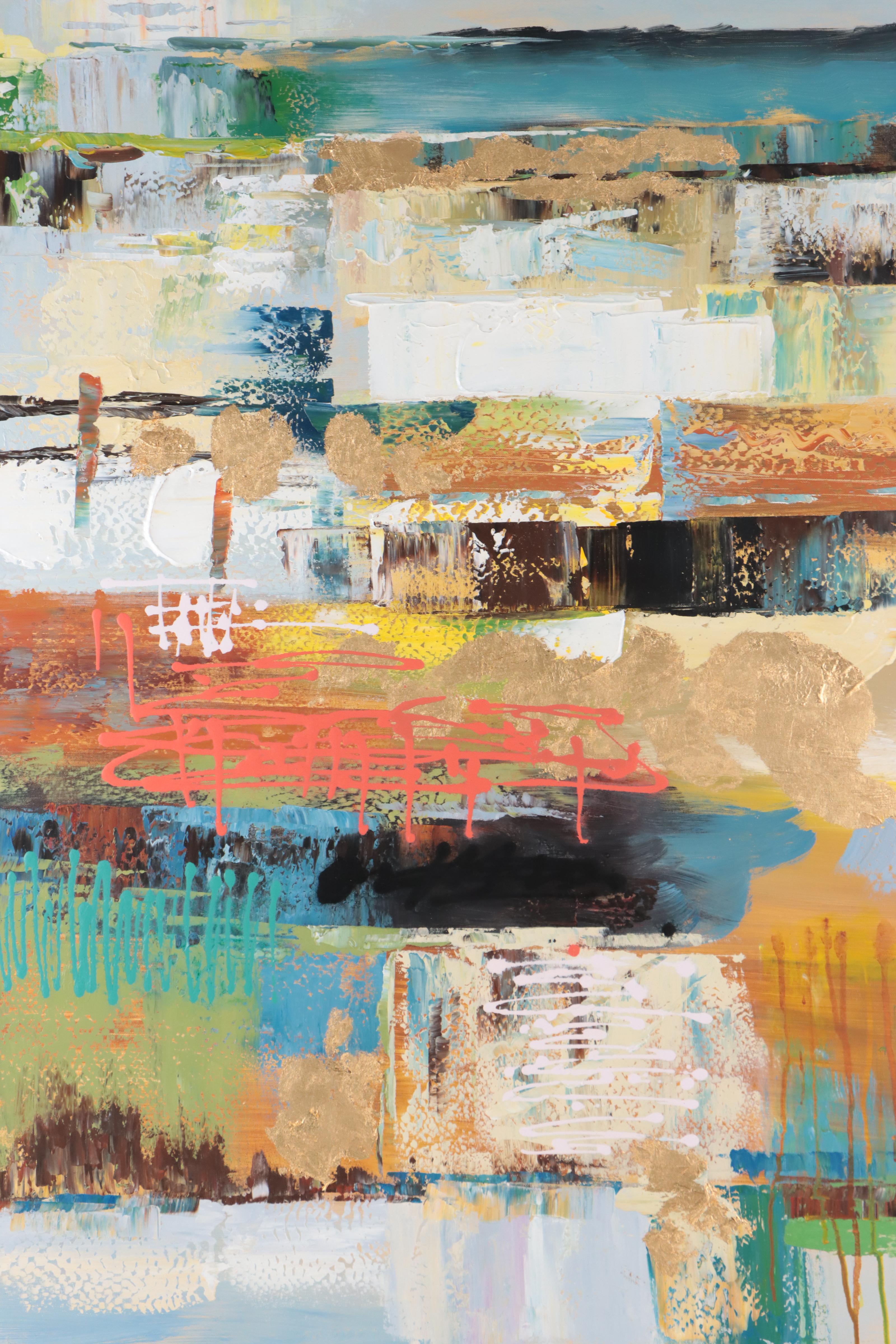 Abstract Non-Objective Mixed Media Painting