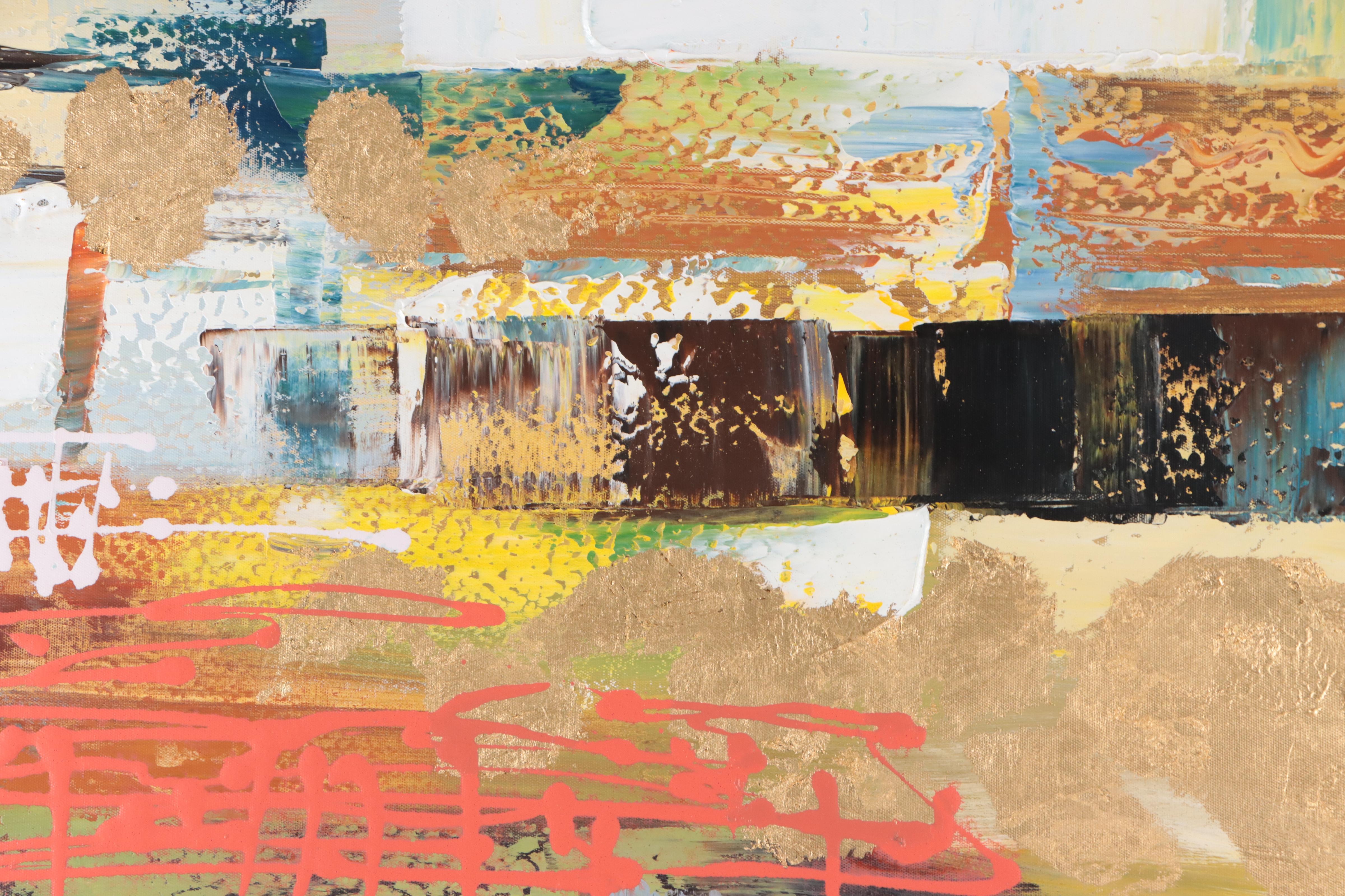 Abstract Non-Objective Mixed Media Painting