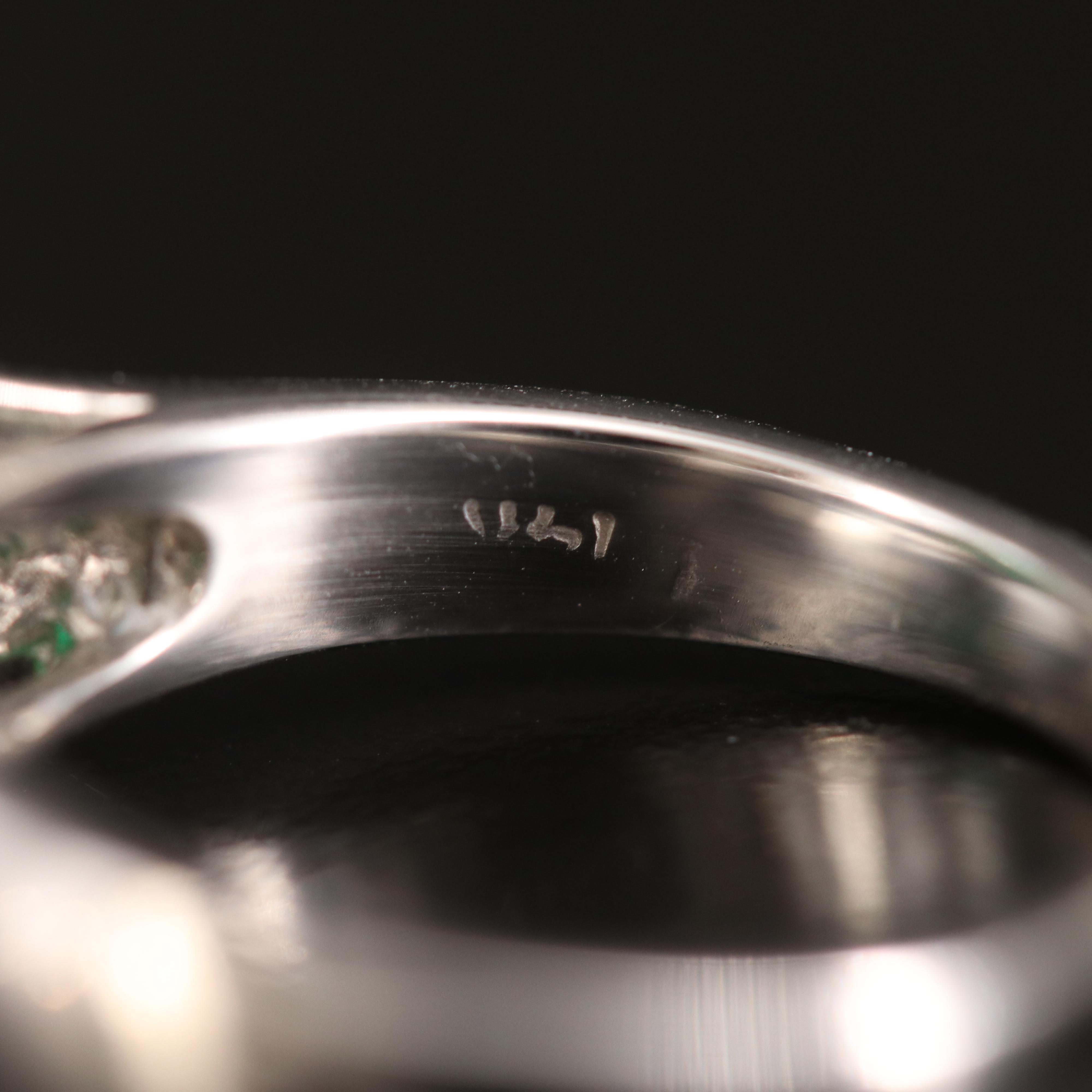 14K 2.21 CT Emerald Ring