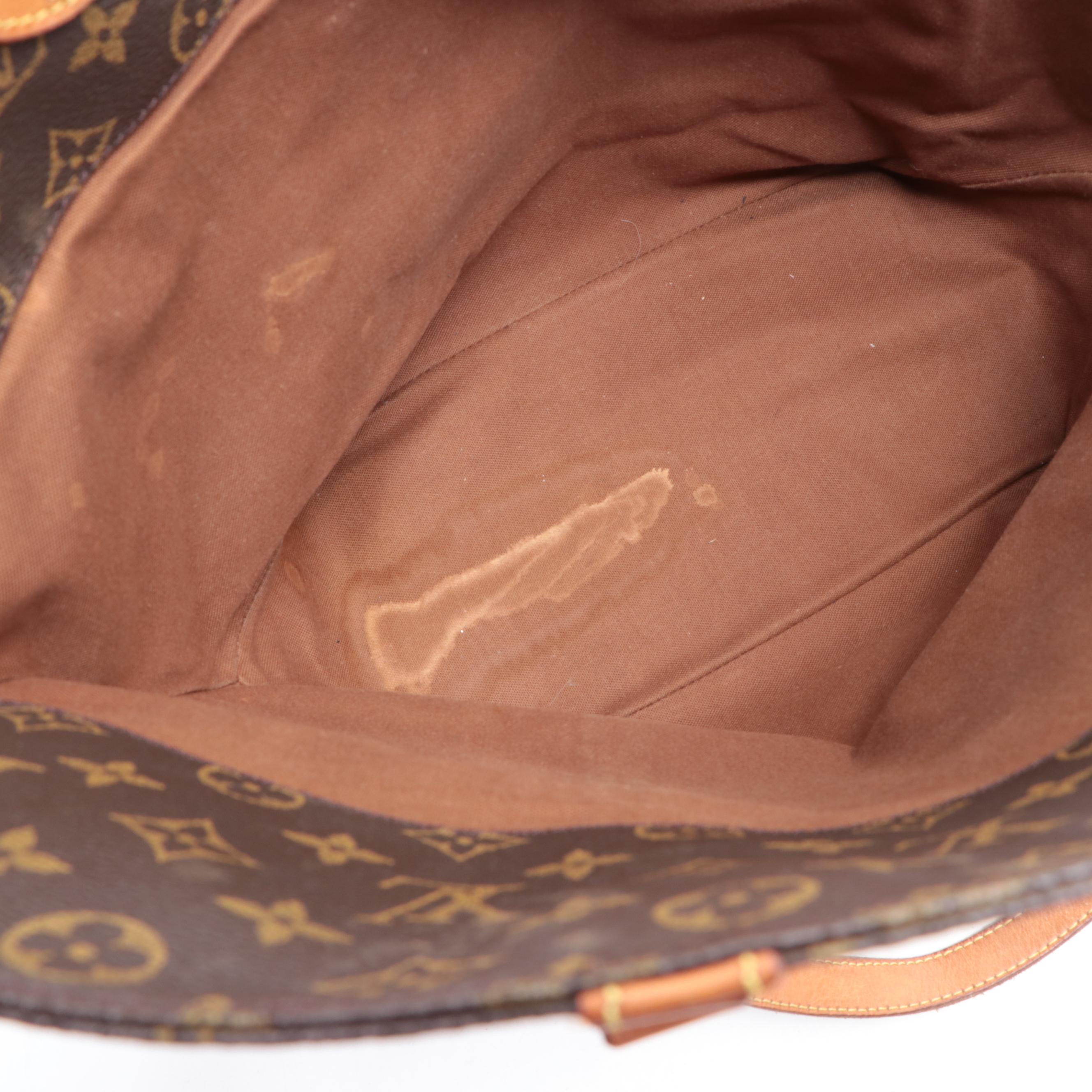 Louis Vuitton Sac Shopping Tote in Monogram Canvas and Vachetta Leather