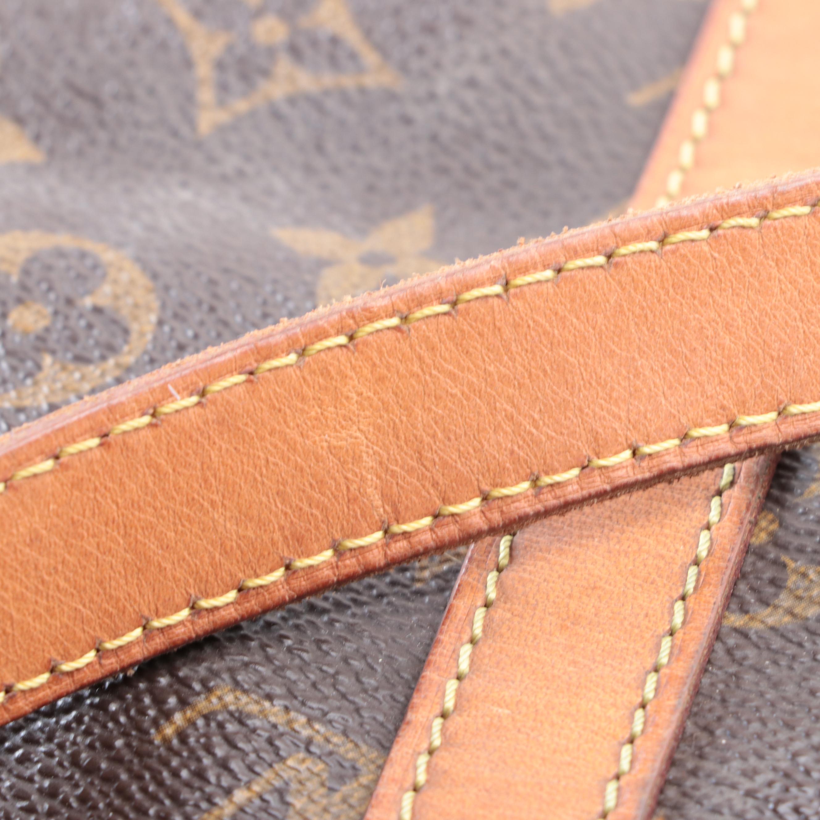 Louis Vuitton Sac Shopping Tote in Monogram Canvas and Vachetta Leather