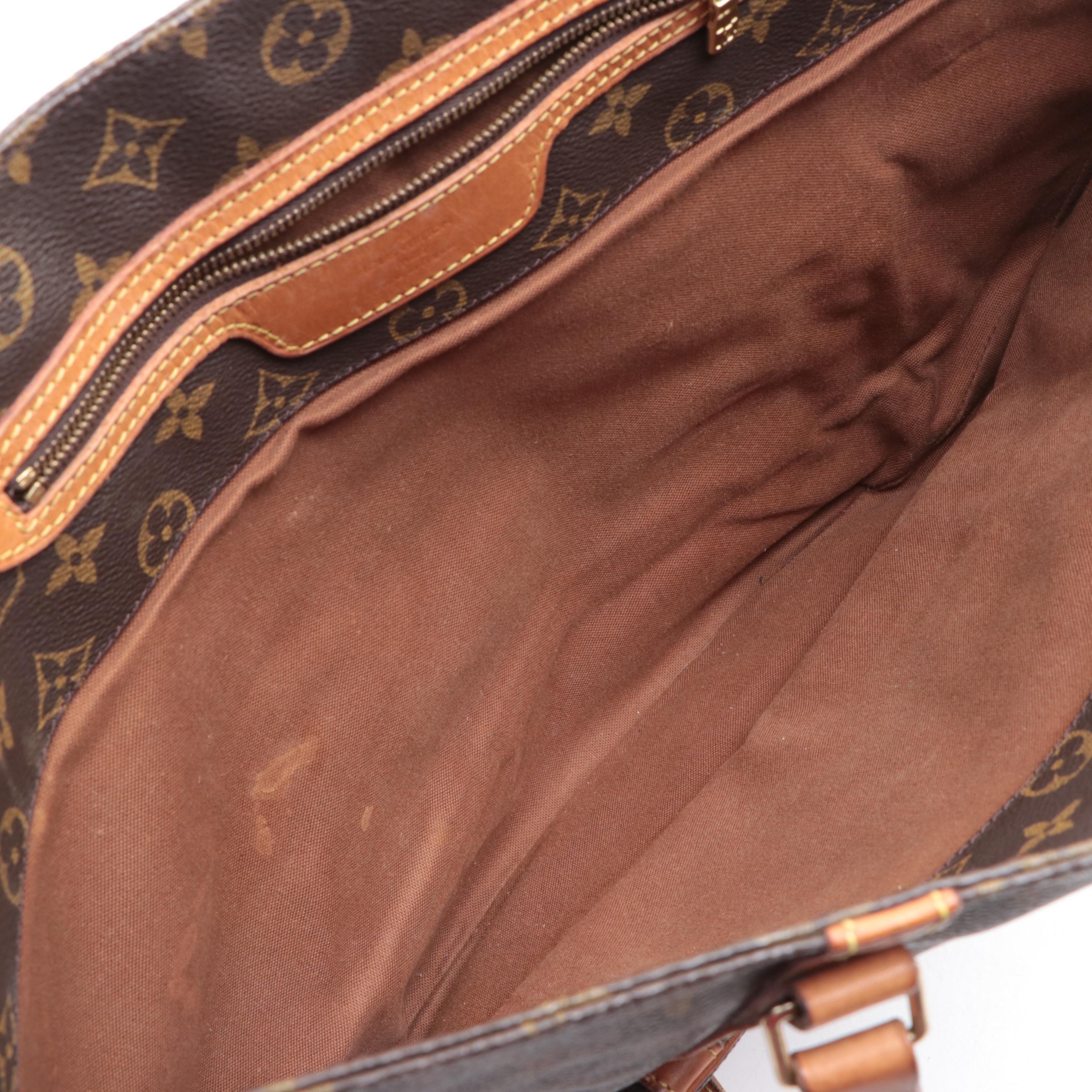 Louis Vuitton Sac Shopping Tote in Monogram Canvas and Vachetta Leather