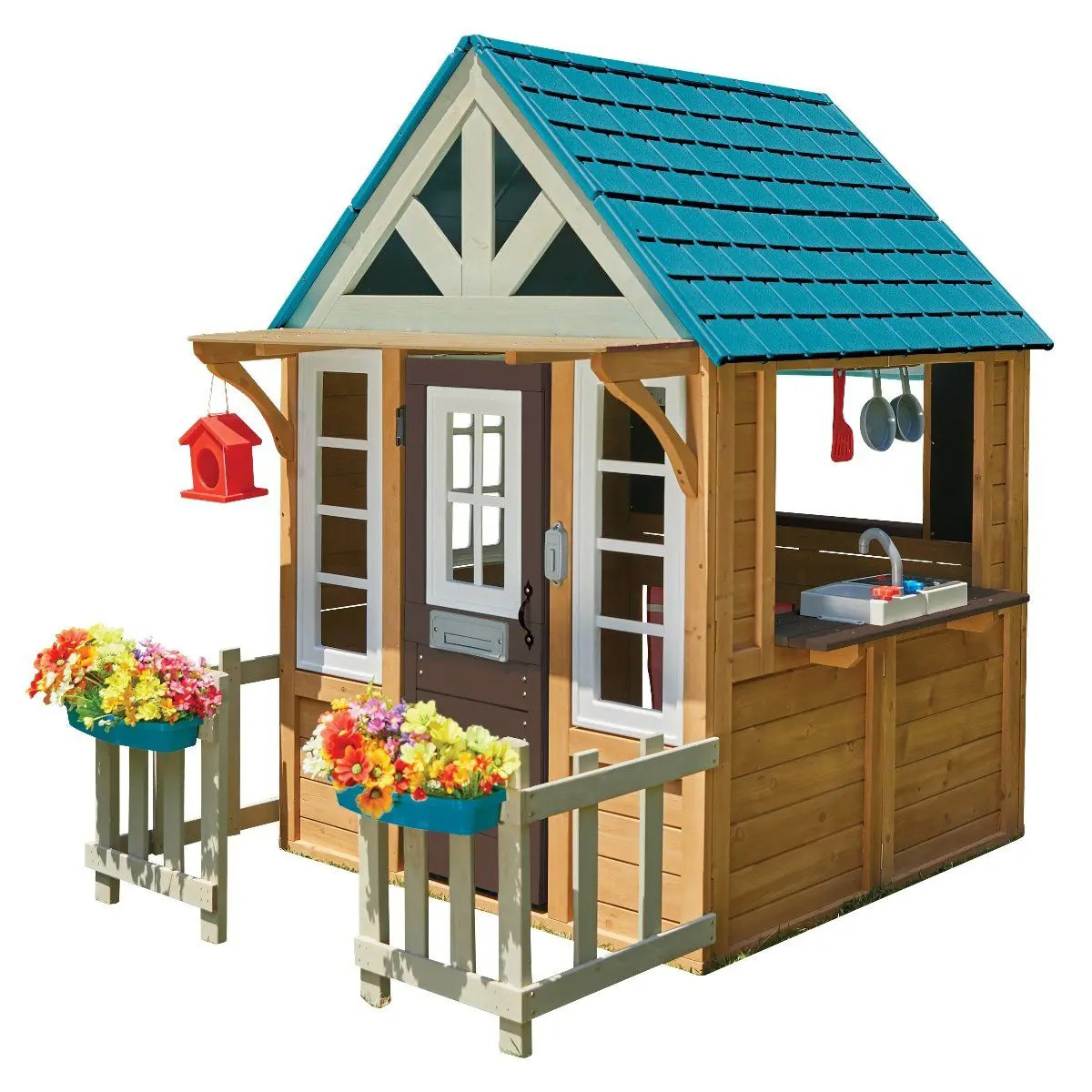 KidKraft Lakeside Bungalow Outdoor Playhouse