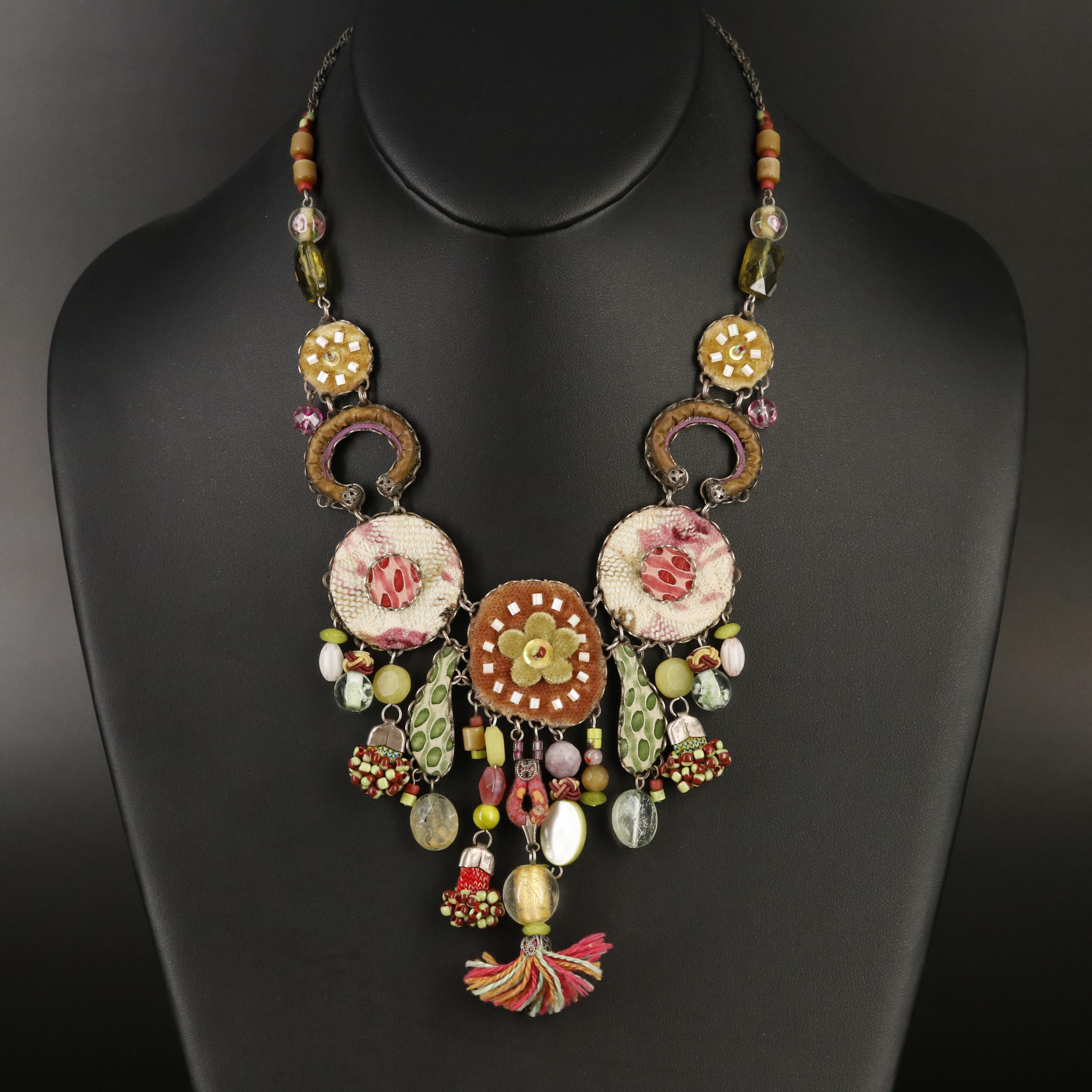 Ayala Glass Bar Glass Necklace