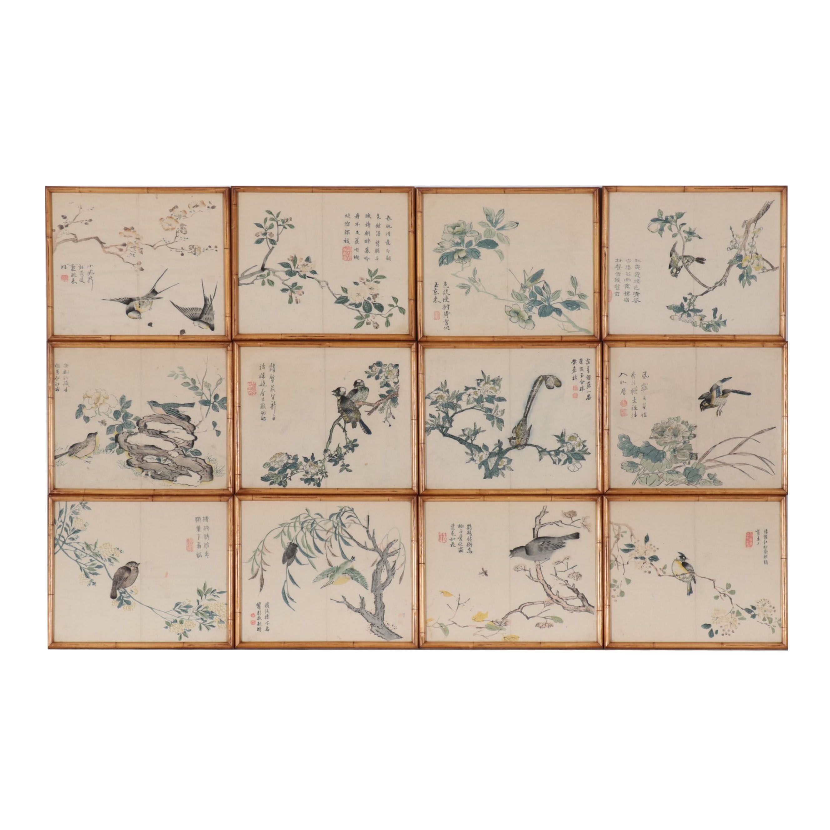 Chinese Woodblocks of Birds
