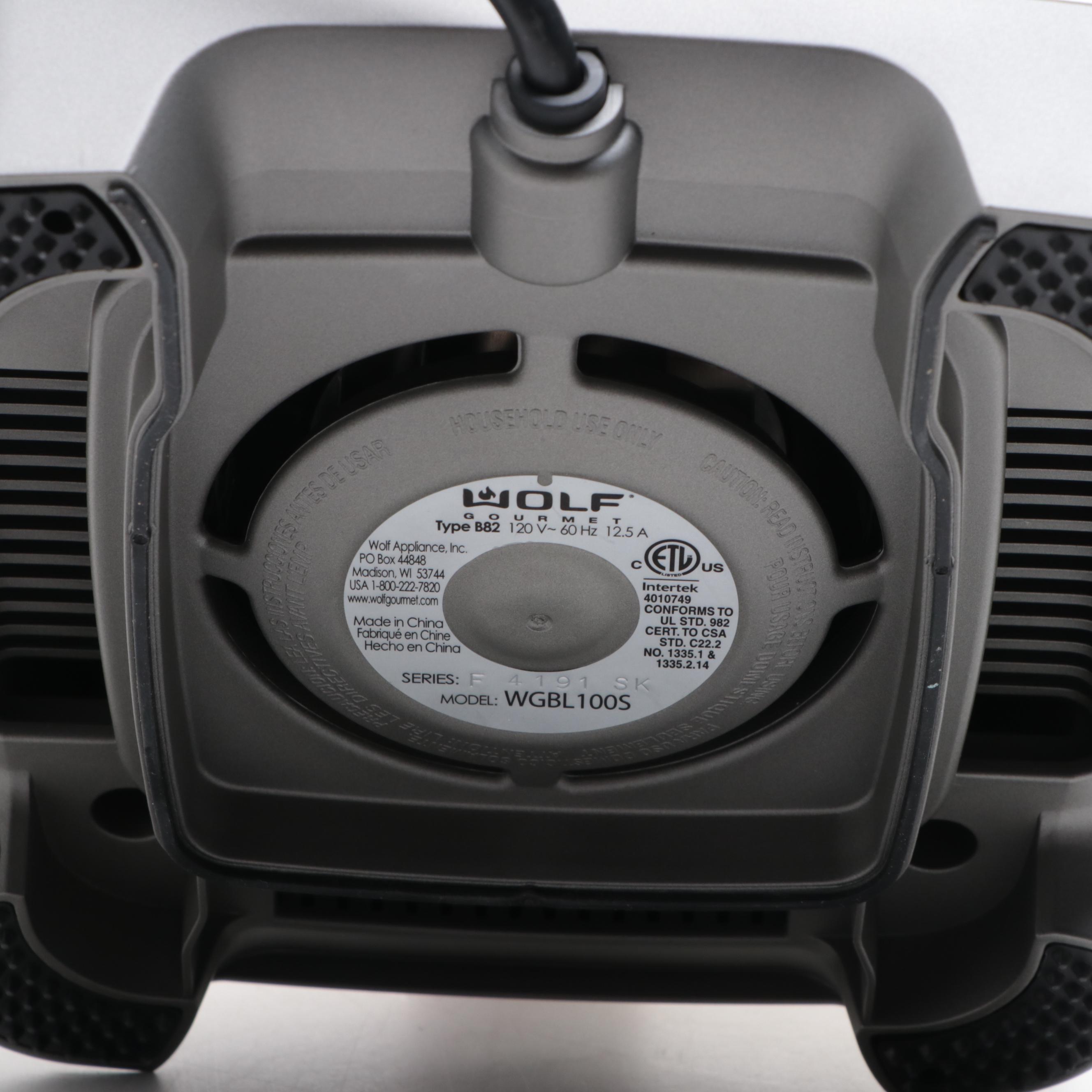 Wolf Gourmet Type B82 High-Performance Blender