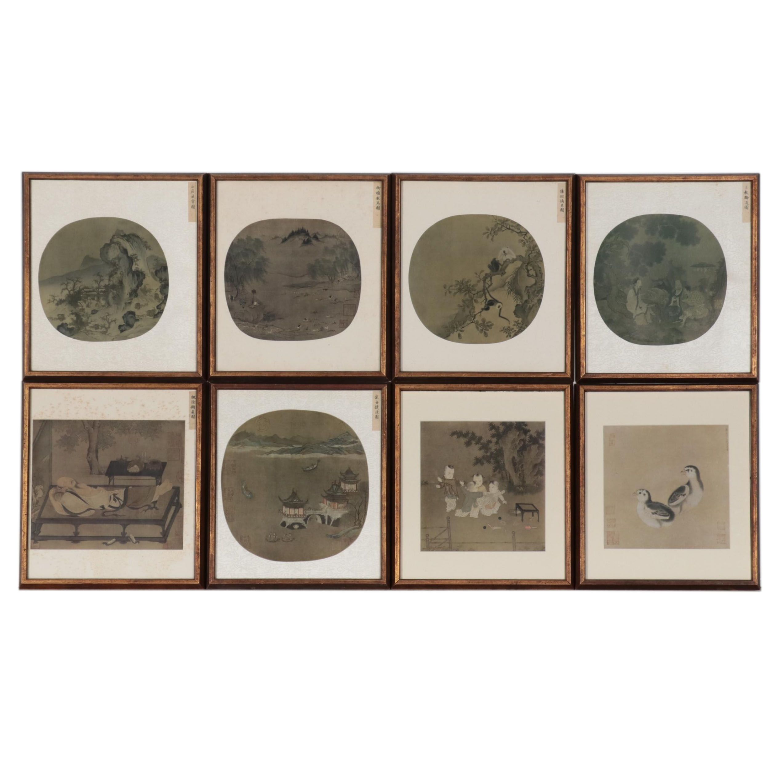 Letterpress Halftone Prints of Chinese Landscapes and Animals