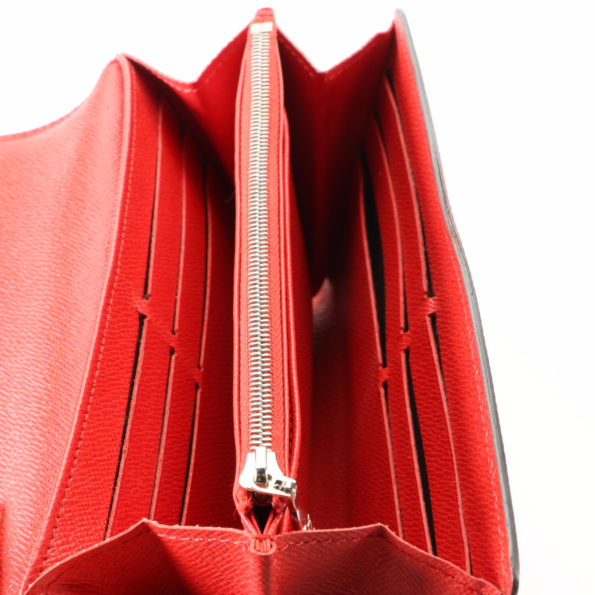 Louis Vuitton Twist Long Wallet in Coquelicot Red Epi Leather