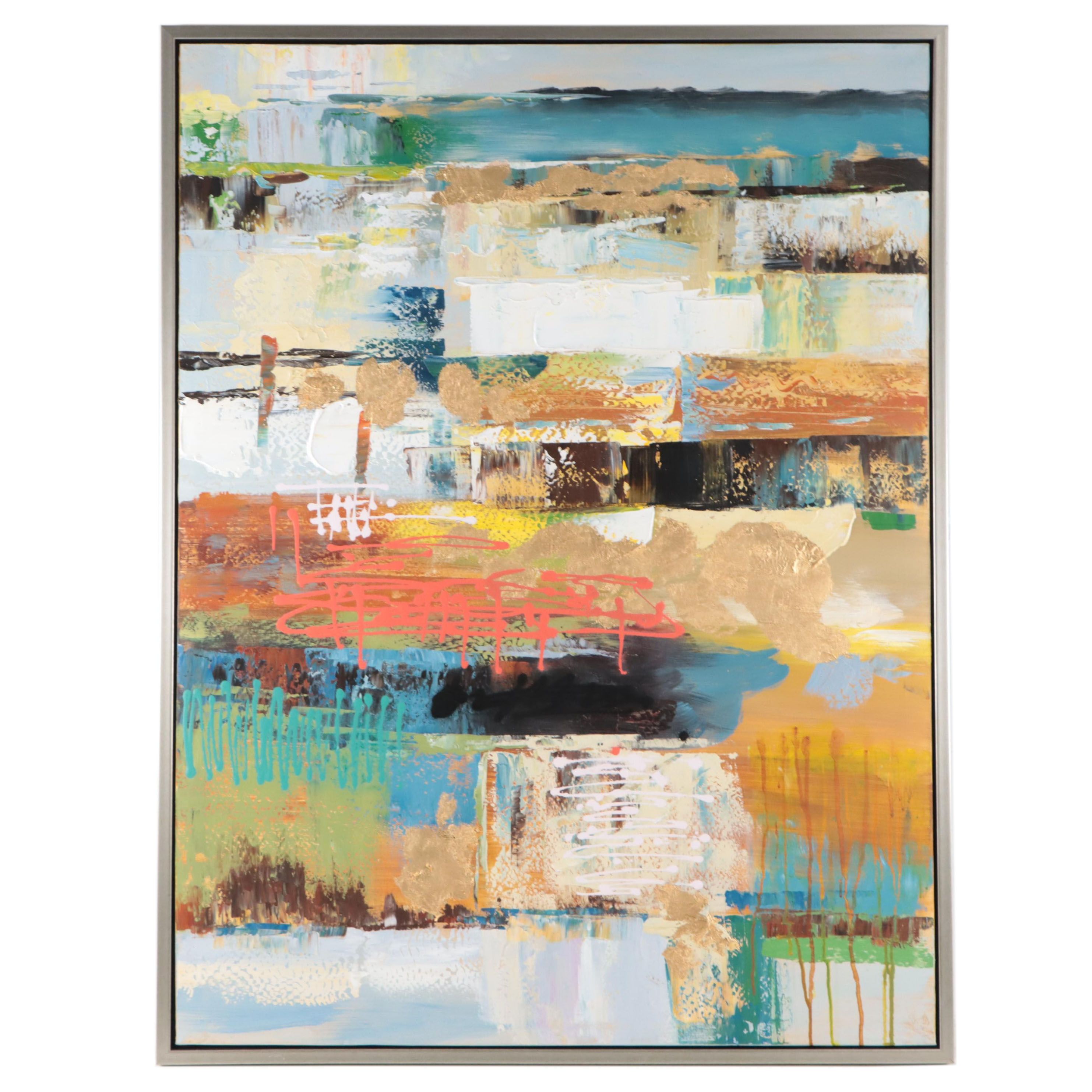 Abstract Non-Objective Mixed Media Painting