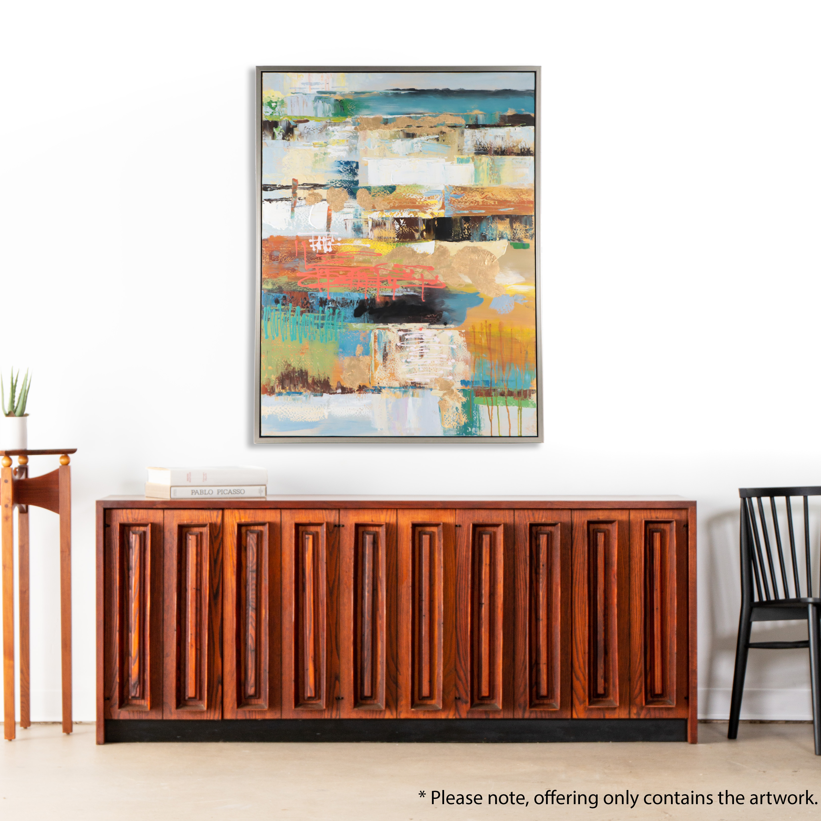 Abstract Non-Objective Mixed Media Painting