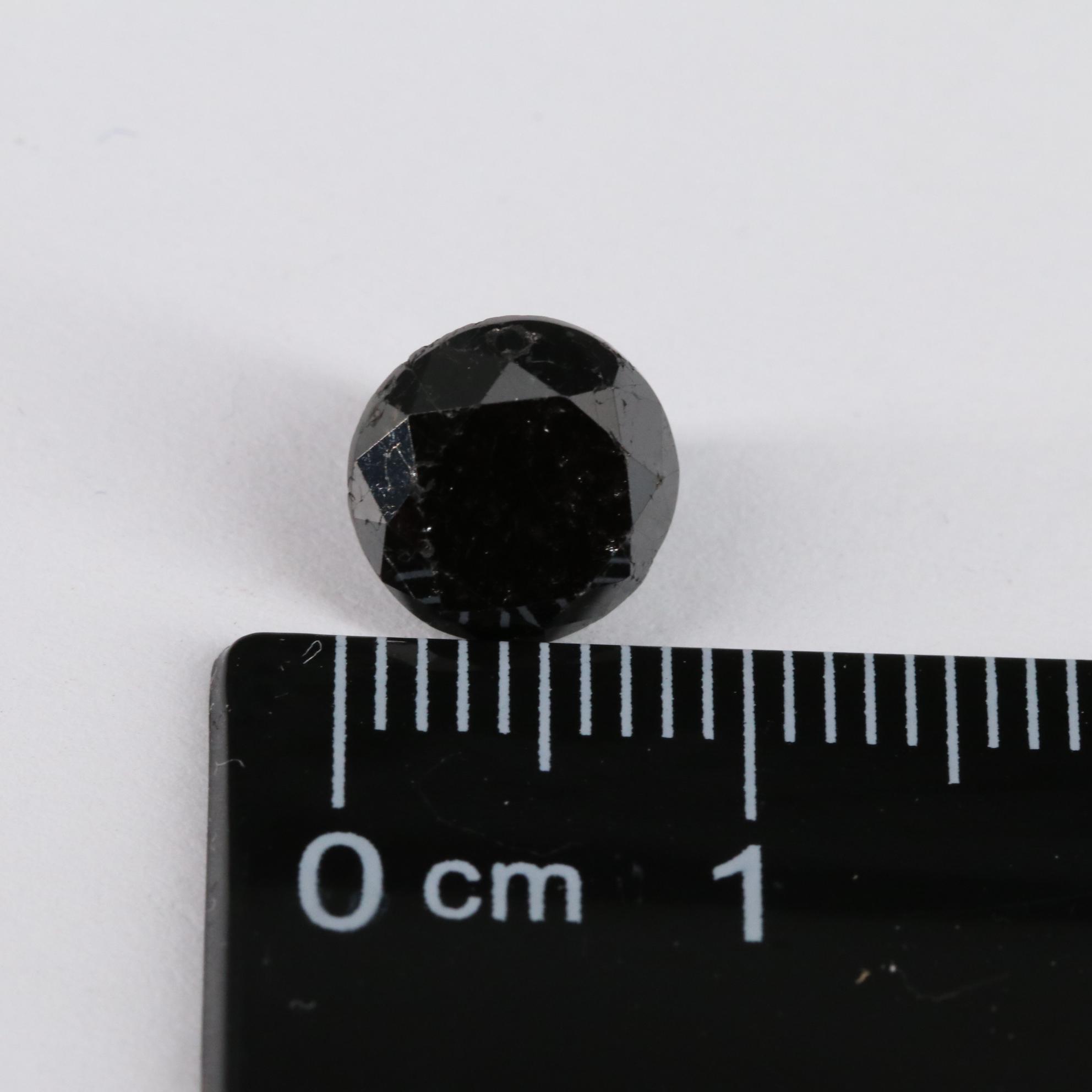Loose 2.90 CT Black Diamond