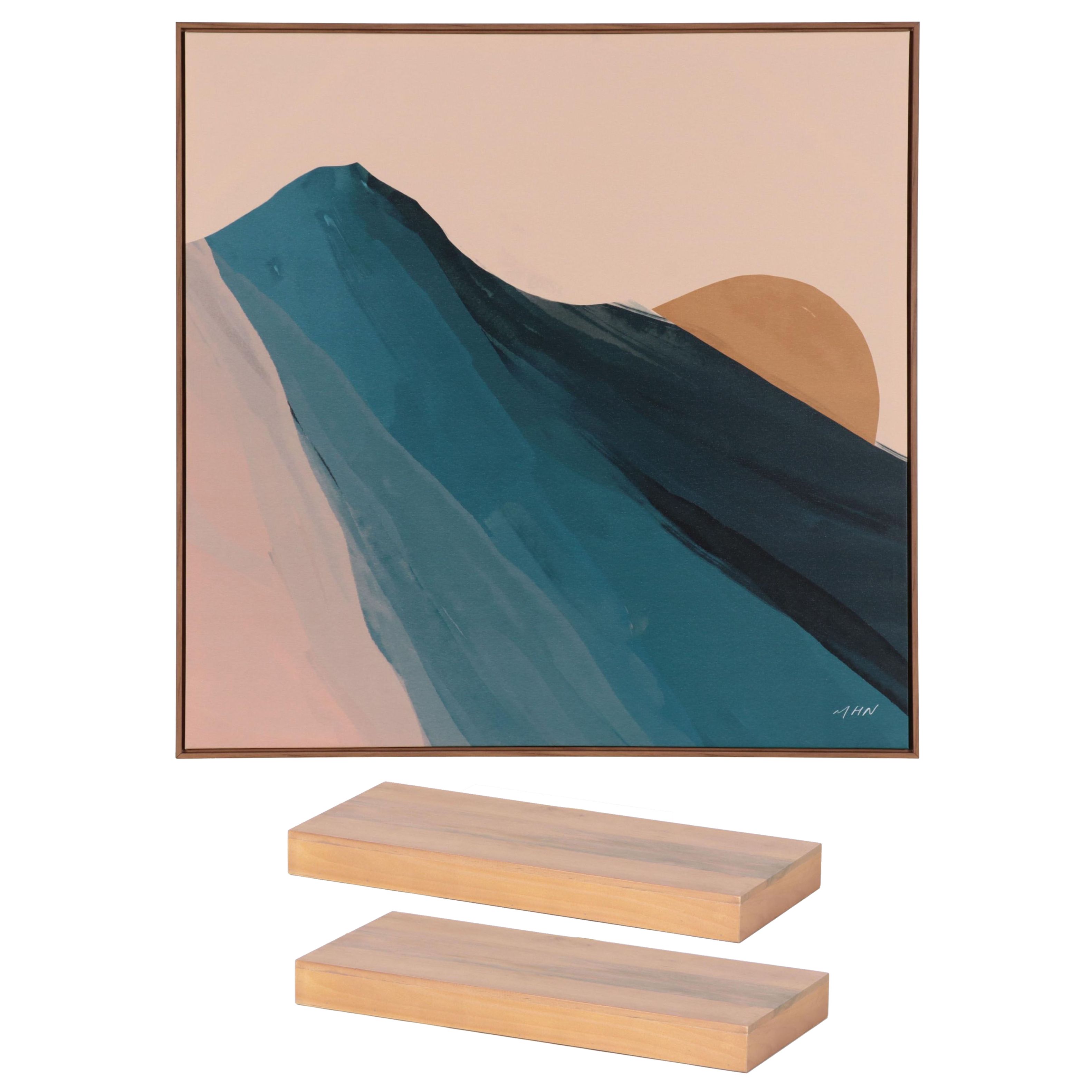 Giclée After Morgan Harper Nichols of Abstract Landscape with Floating Shelves