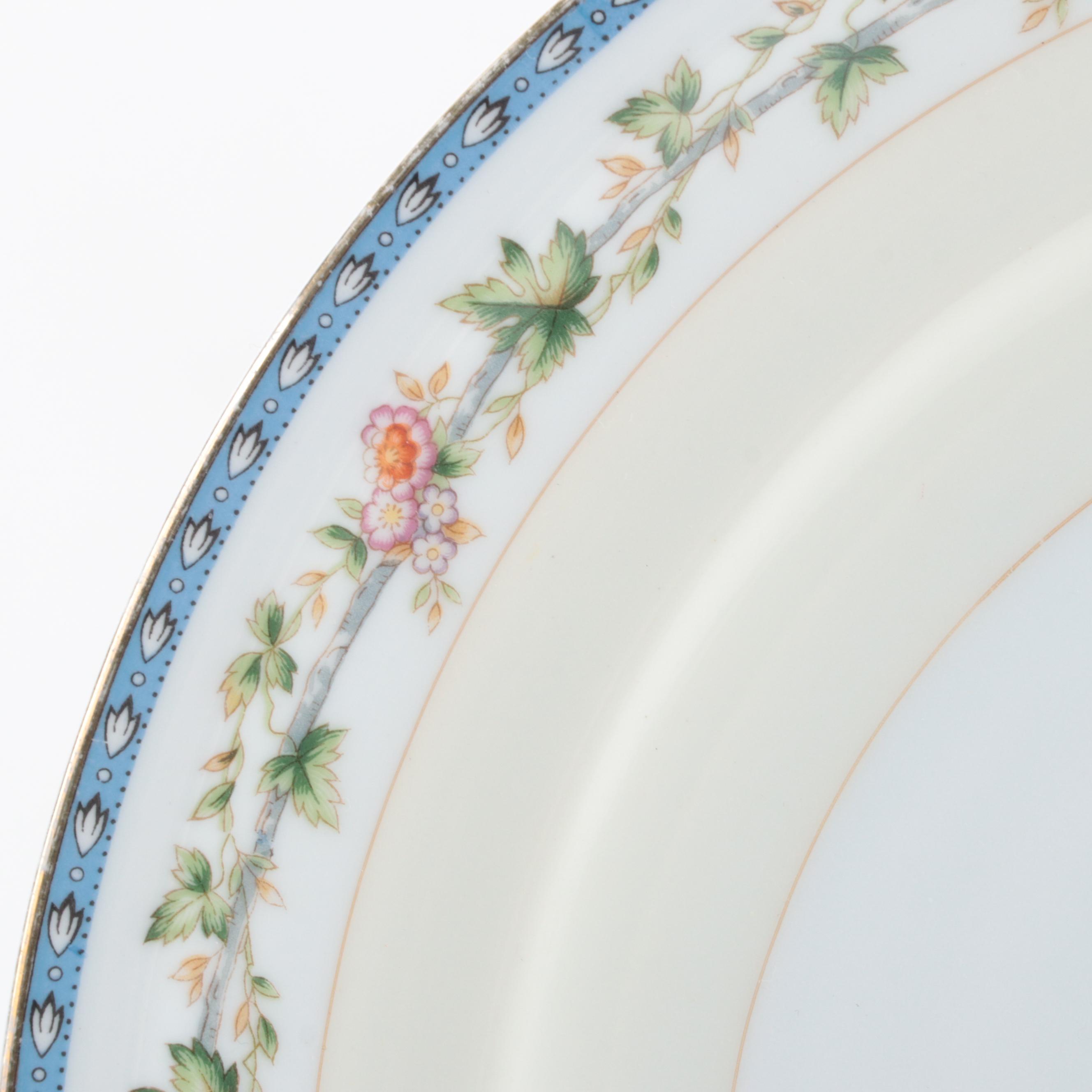 Royal Embassy Japan "Tampa" Porcelain Dinnerware, Mid-20th Century