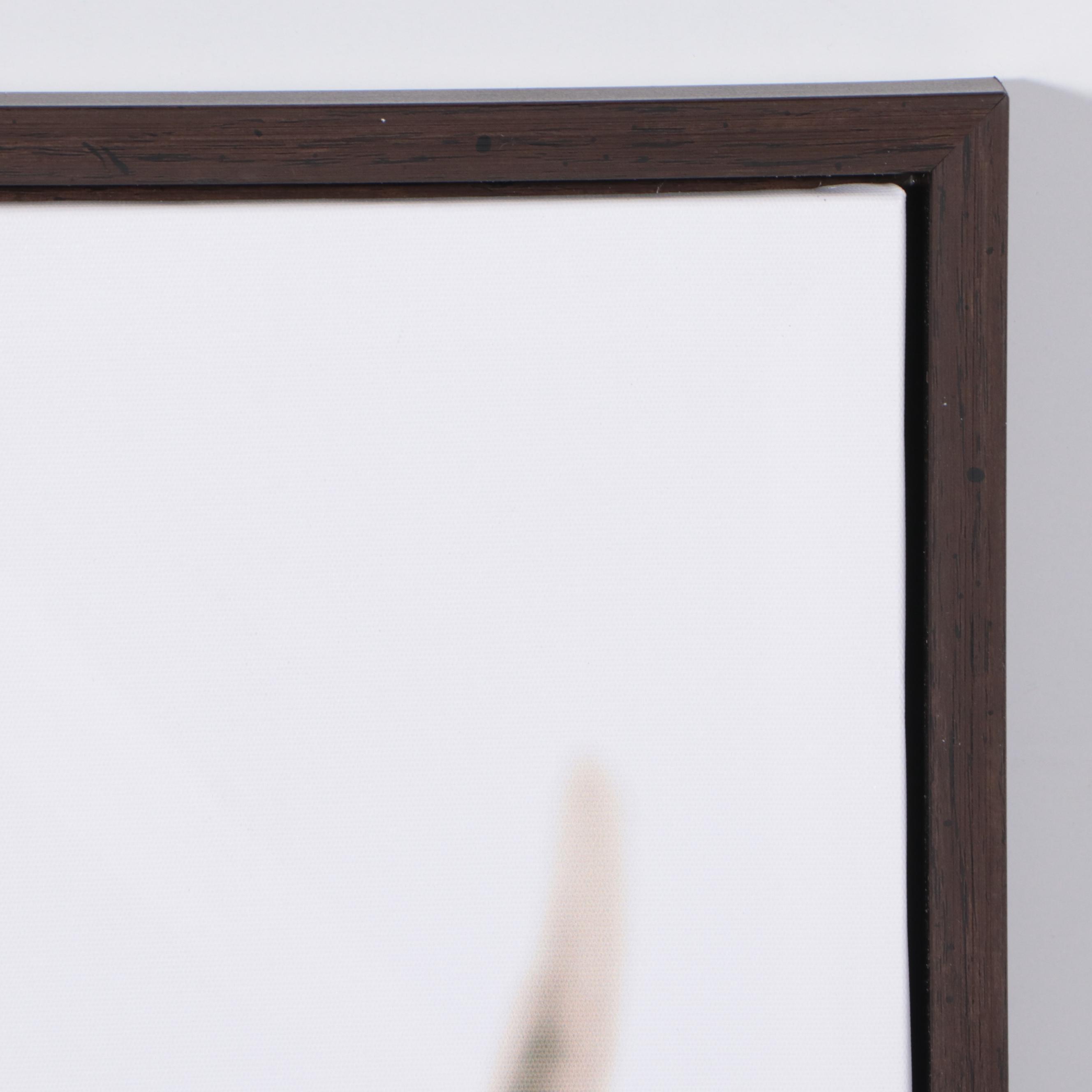 Threshold Reindeer and Wood Stack Wall Art Prints with Two Wall Shelves