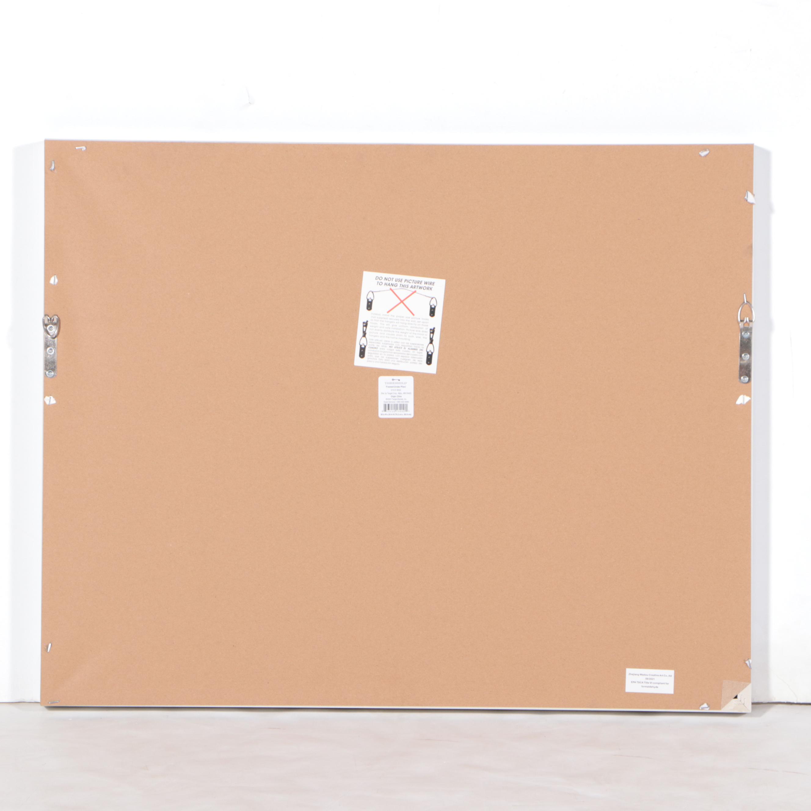 Threshold Reindeer and Wood Stack Wall Art Prints with Two Wall Shelves