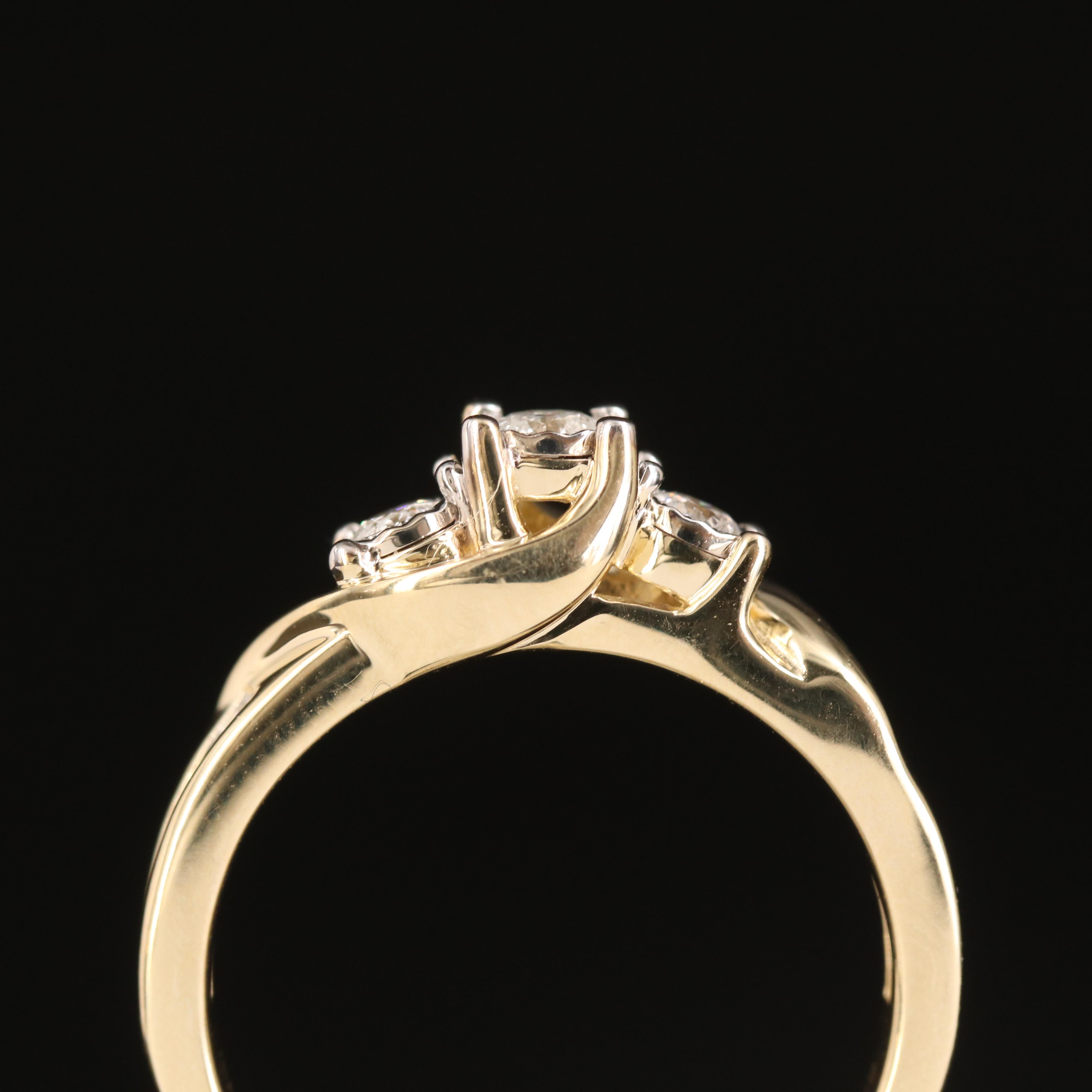 10K 0.51 CTW Diamond Ring