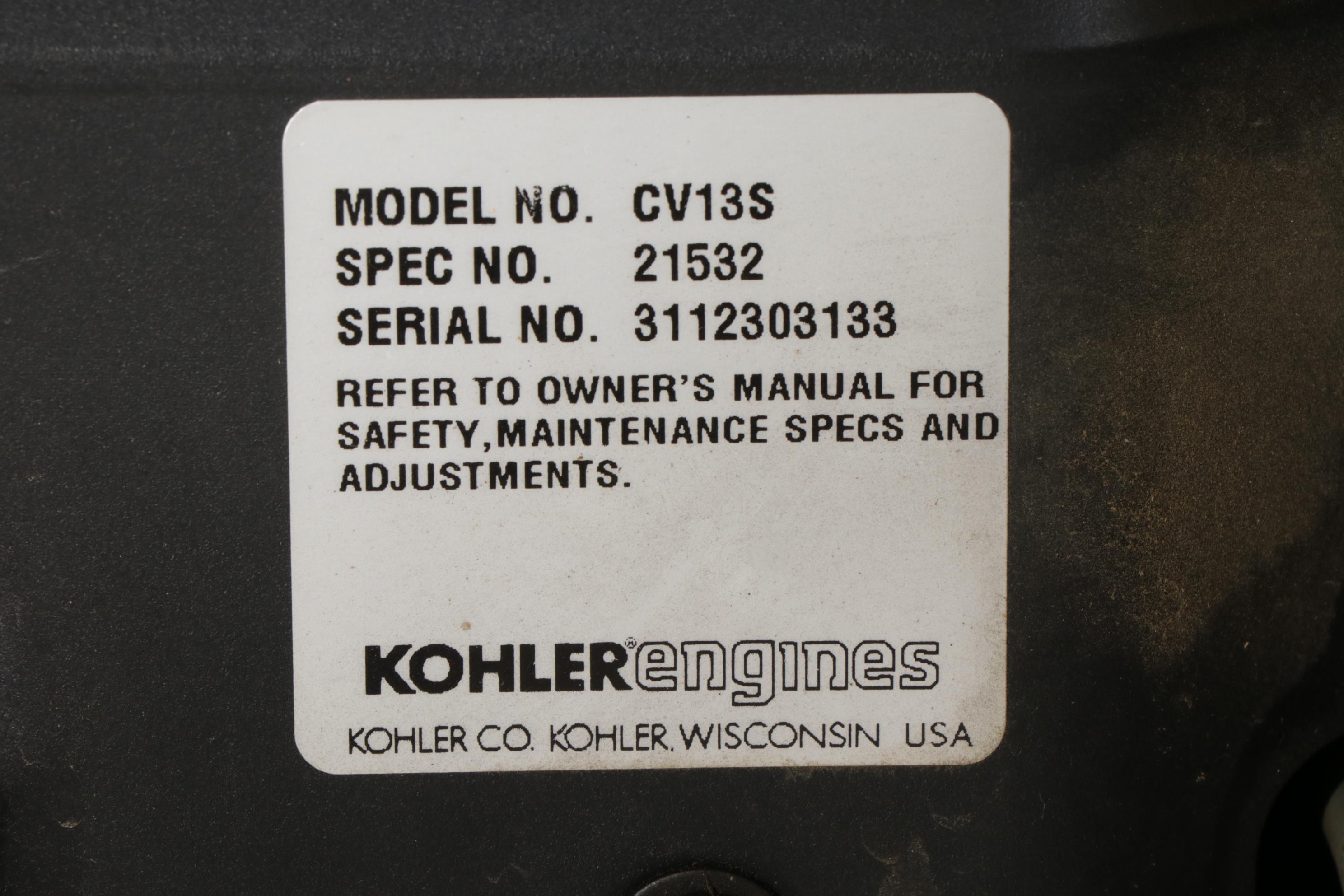 John Deere LT133 Lawn Tractor with 10P Utility Cart