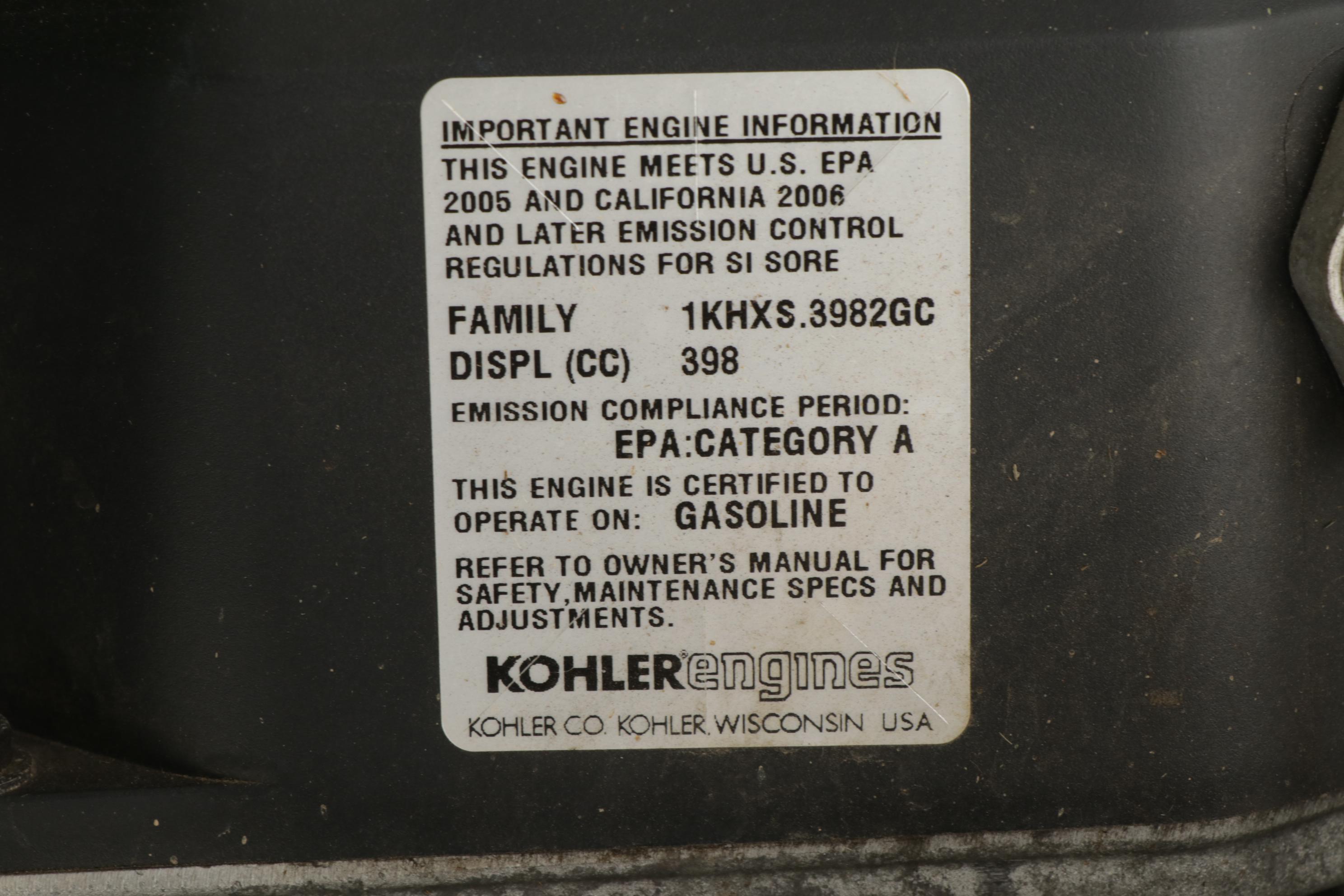 John Deere LT133 Lawn Tractor with 10P Utility Cart