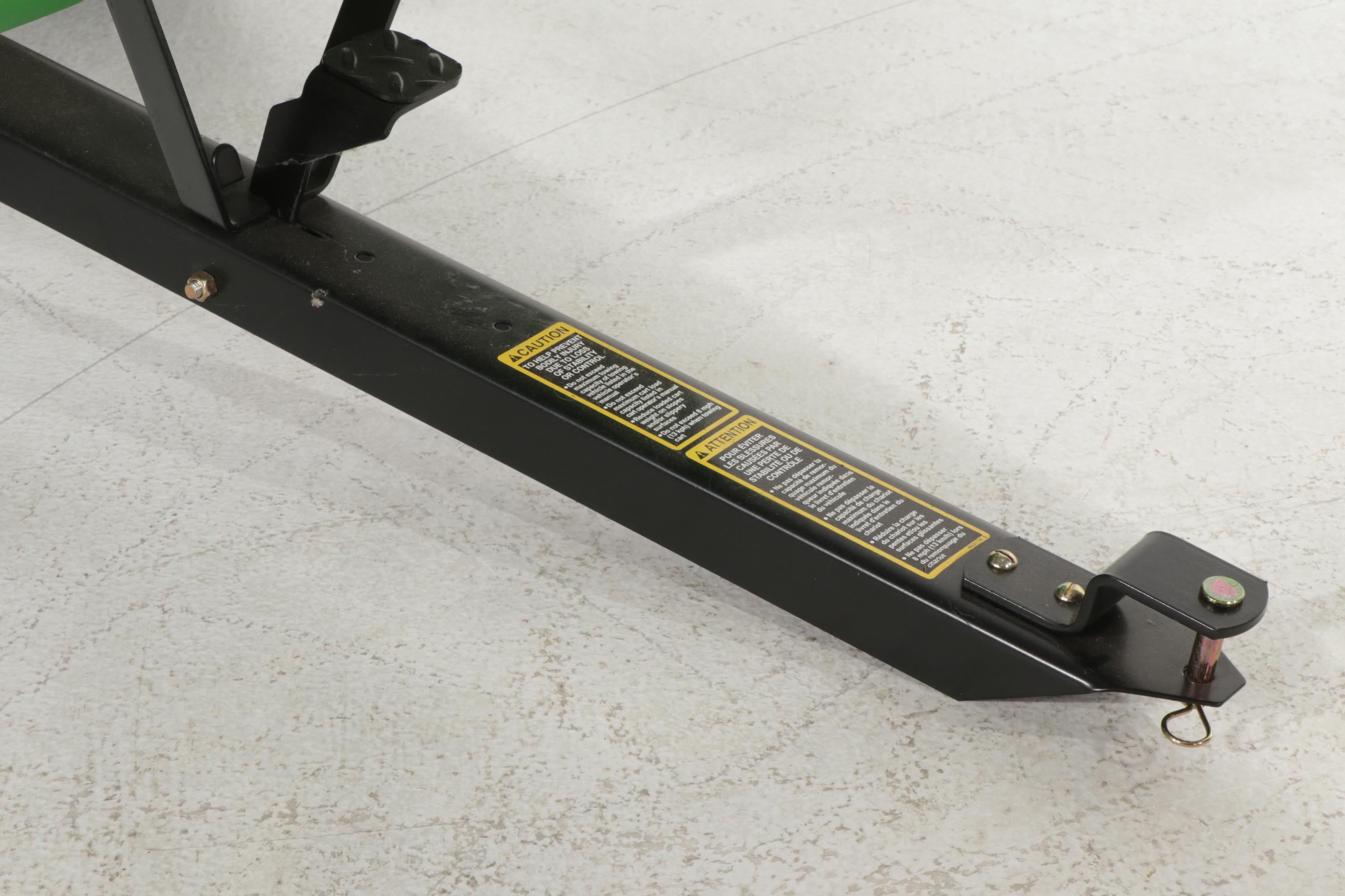 John Deere LT133 Lawn Tractor with 10P Utility Cart