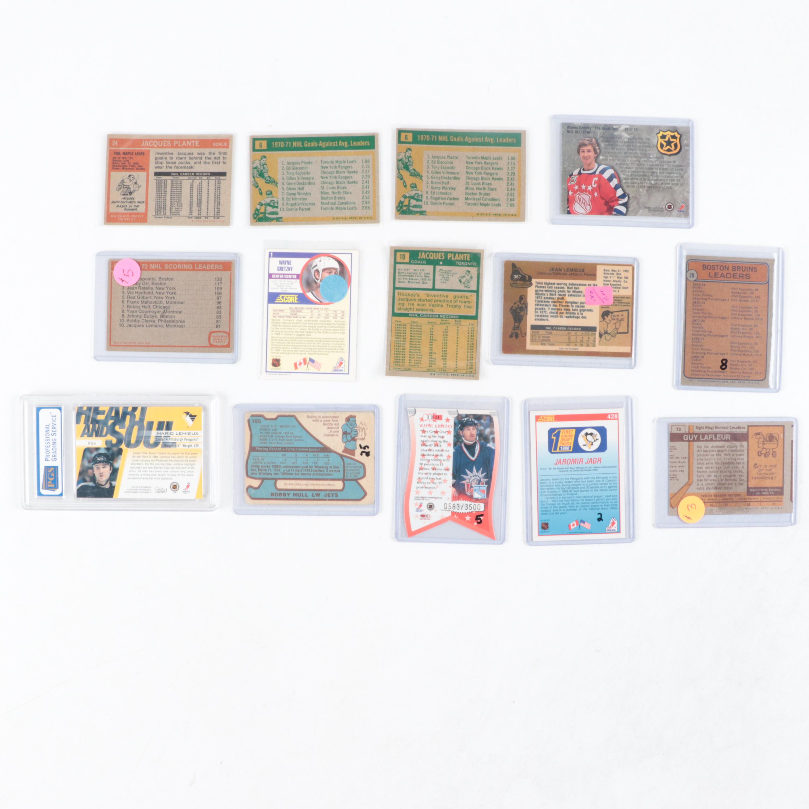 Wayne Gretzky, Mario Lemieux, Bobby Orr and More Hockey Cards