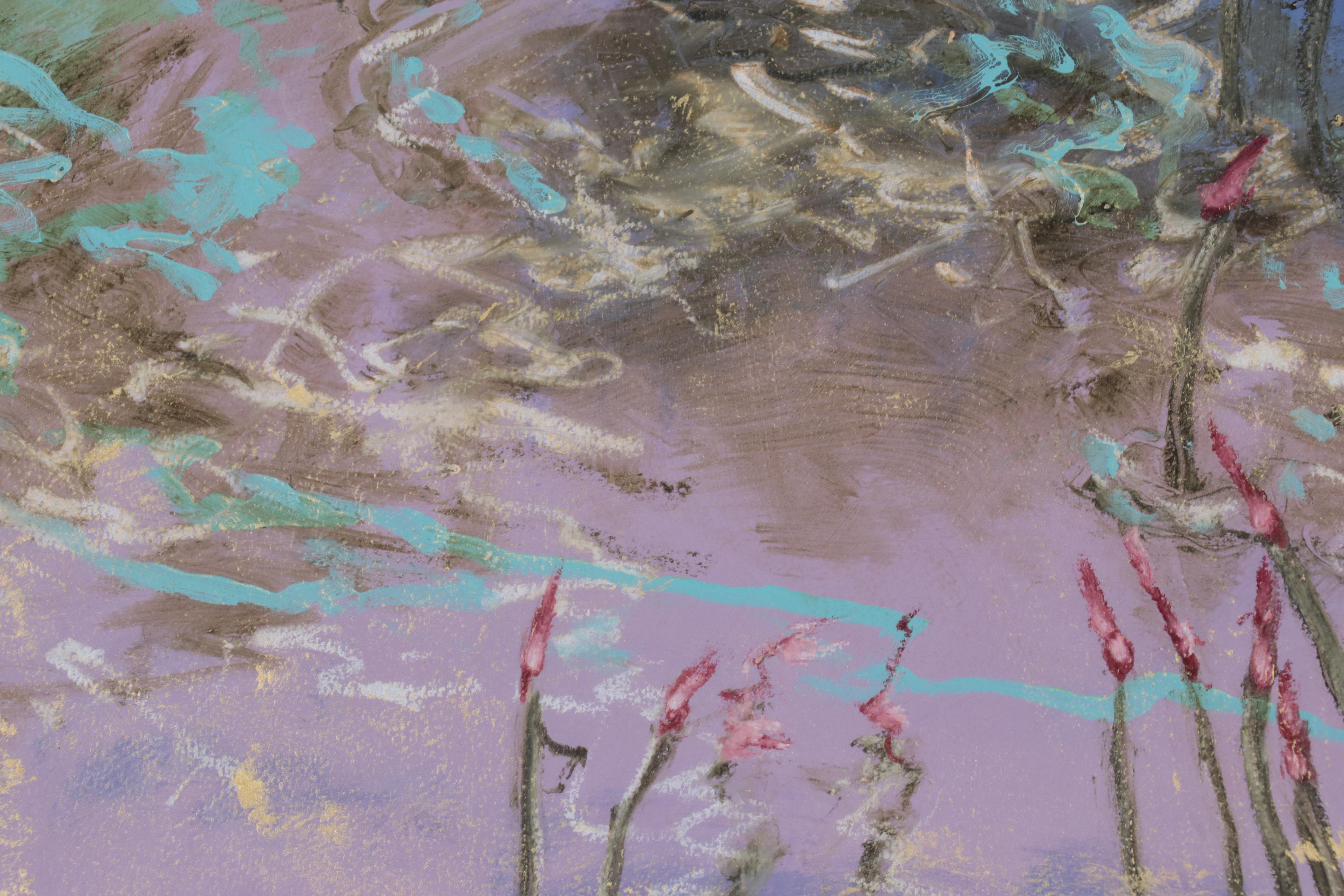 Diane Kline Waterscape Mixed Media Painting