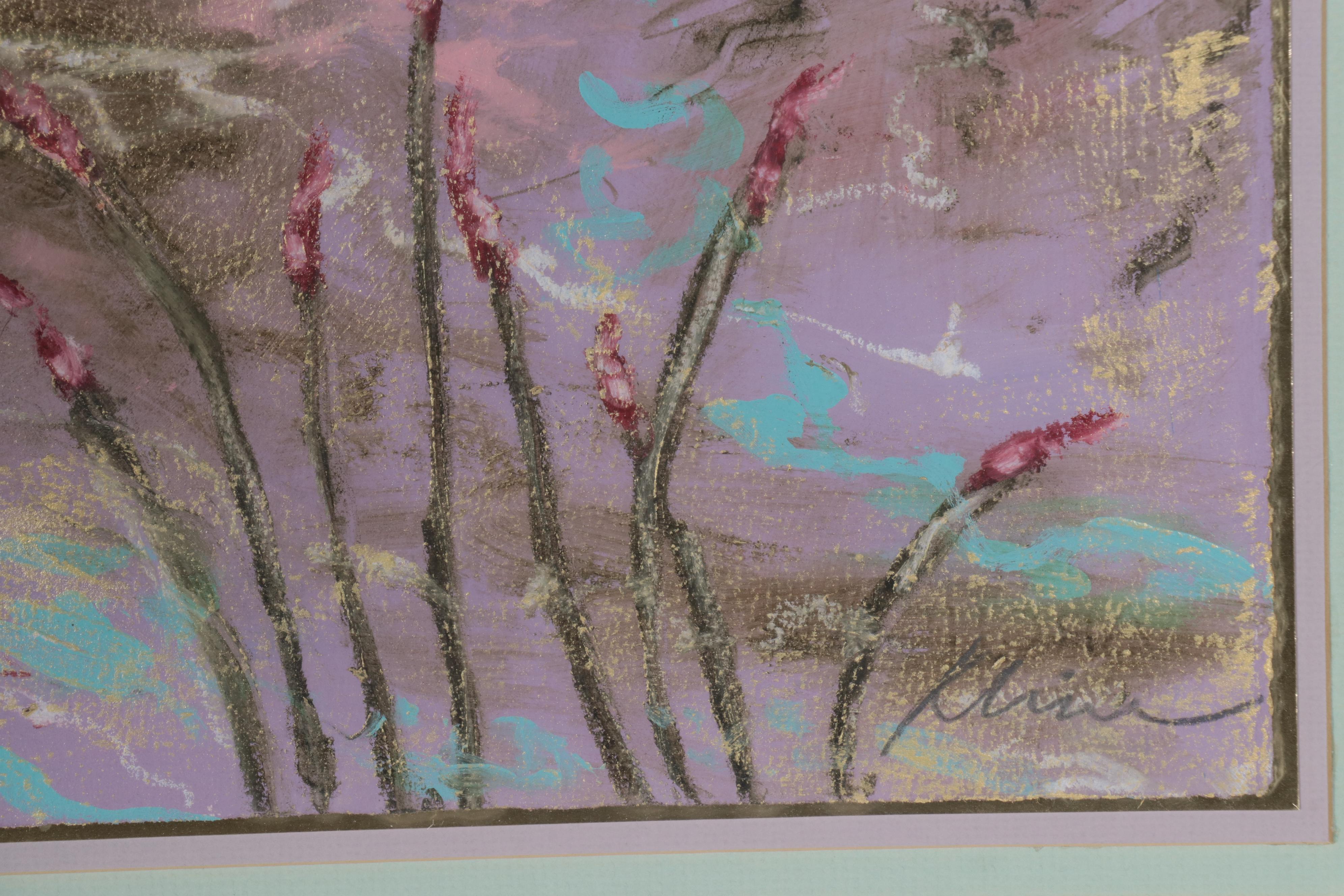 Diane Kline Waterscape Mixed Media Painting