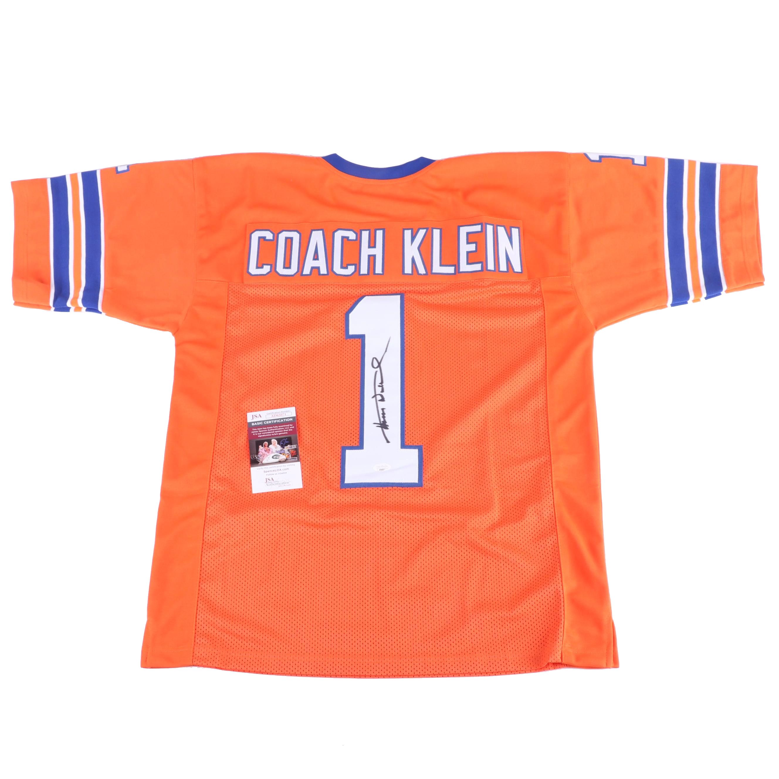 Henry Winkler Signed "The Waterboy" Coach Klein Football Jersey