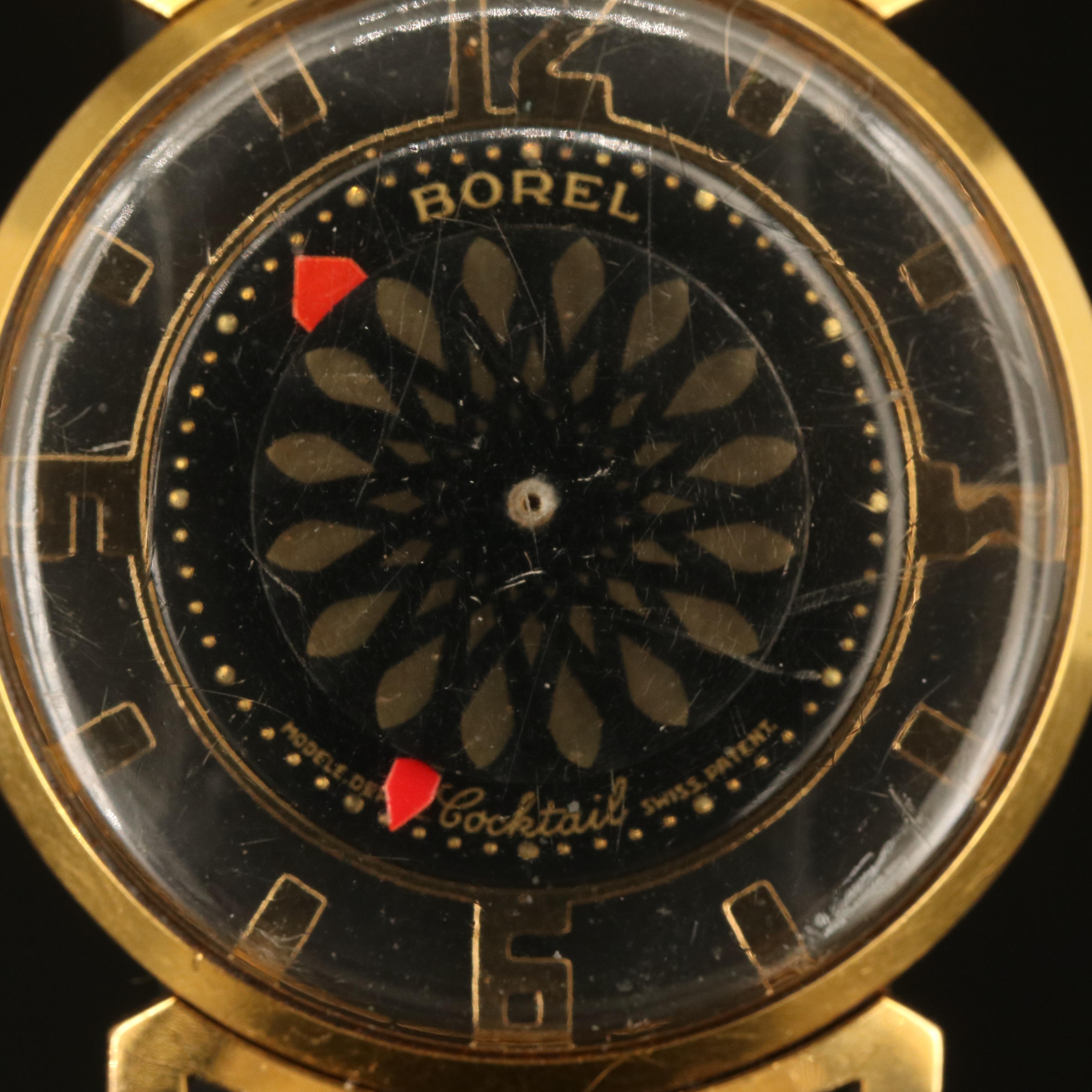 Ernest Borel Cocktail Watch with Kaleidoscope Dial