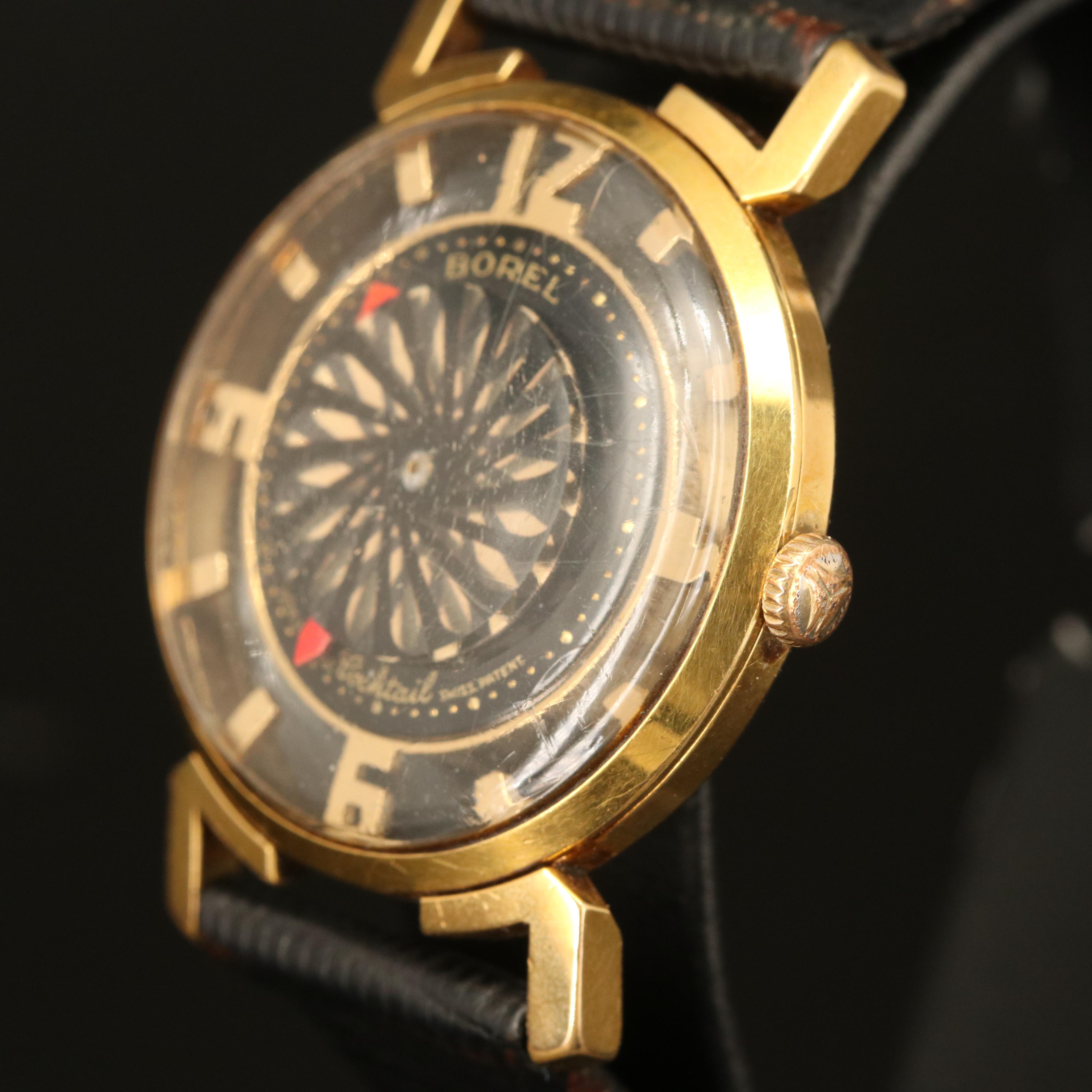 Ernest Borel Cocktail Watch with Kaleidoscope Dial